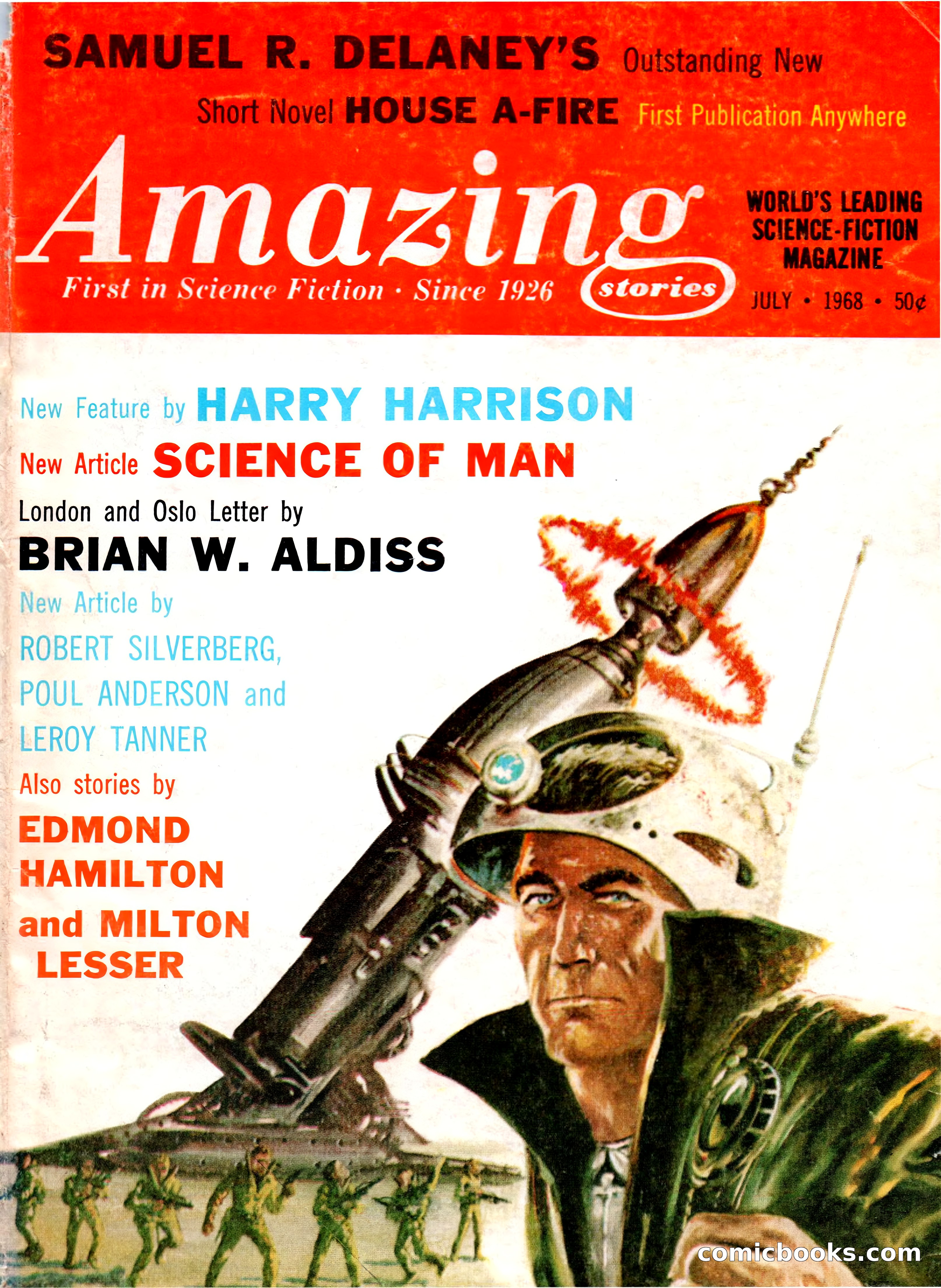 Amazing Stories, July 1968