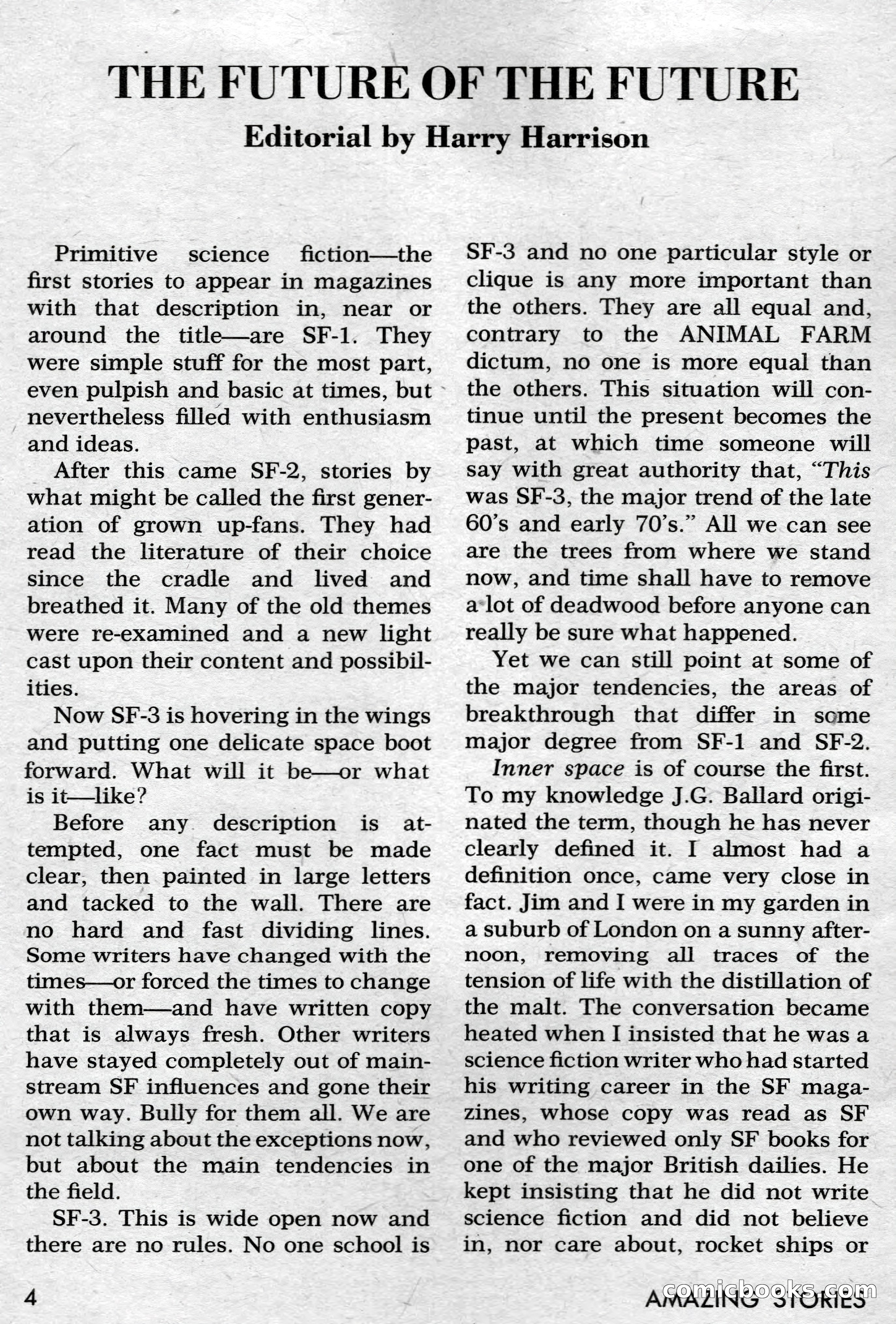 Amazing Stories, July 1968 — page 4 of 148