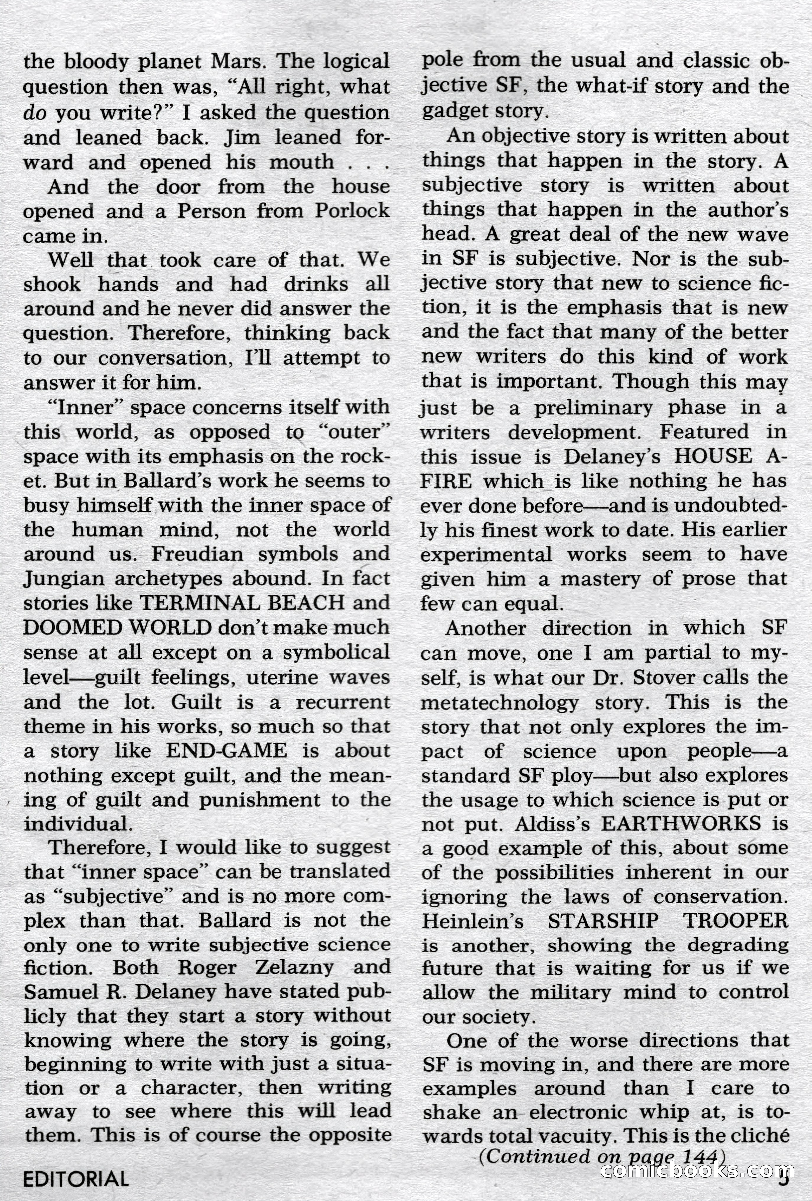 Amazing Stories, July 1968 — page 5 of 148
