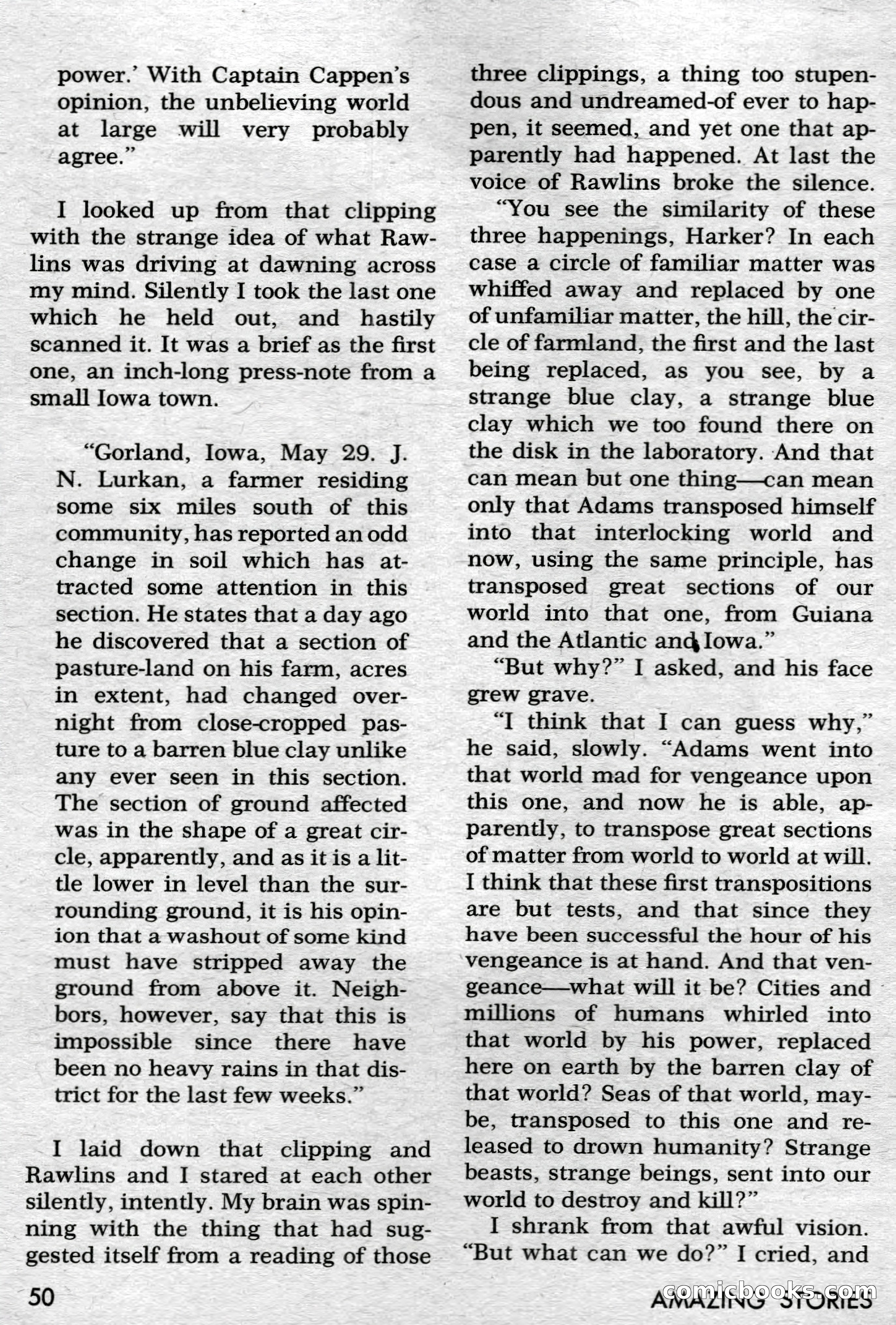 Amazing Stories, July 1968 — page 50 of 148
