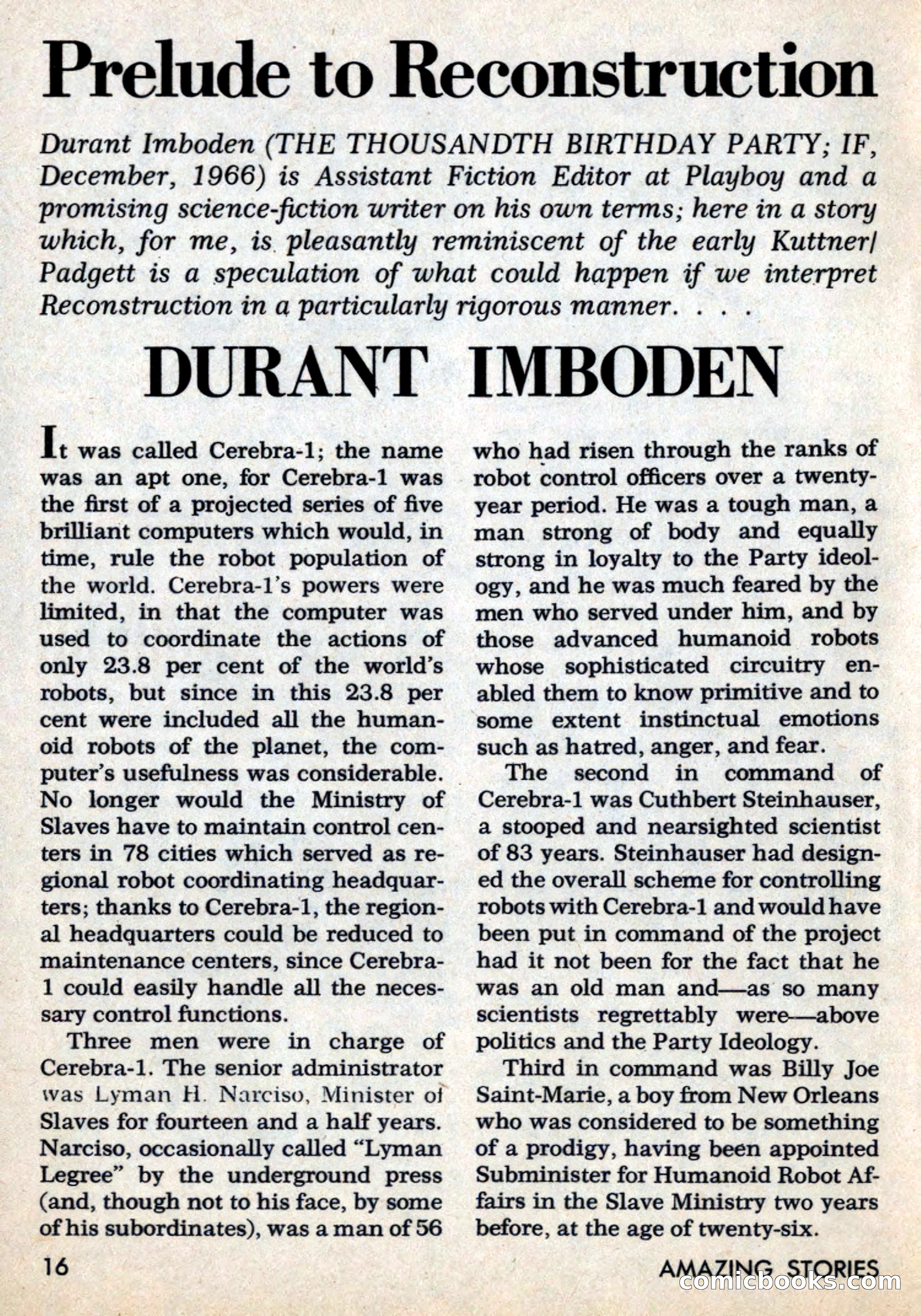 Amazing Stories, March 1969 — page 16 of 148