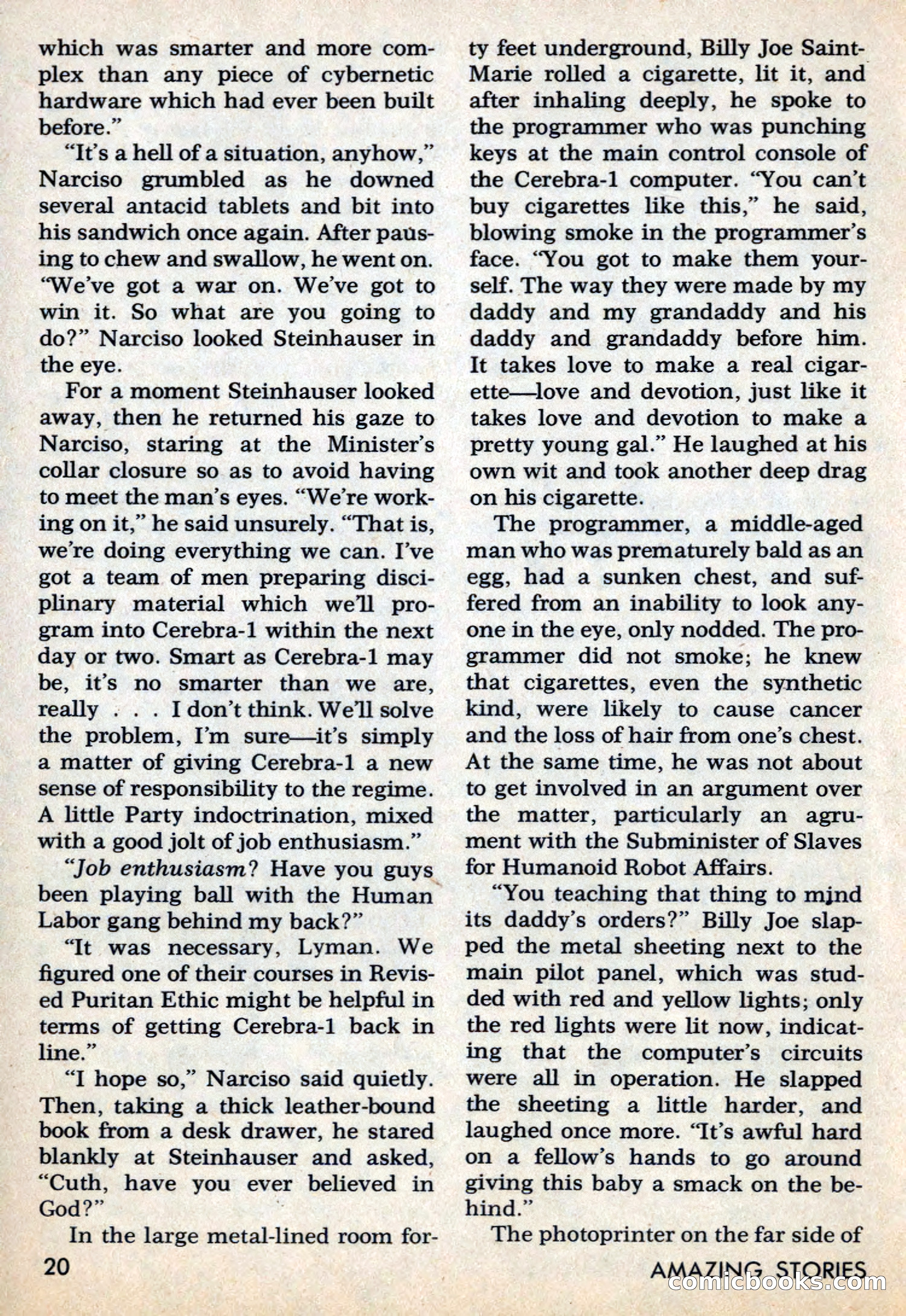 Amazing Stories, March 1969 — page 20 of 148