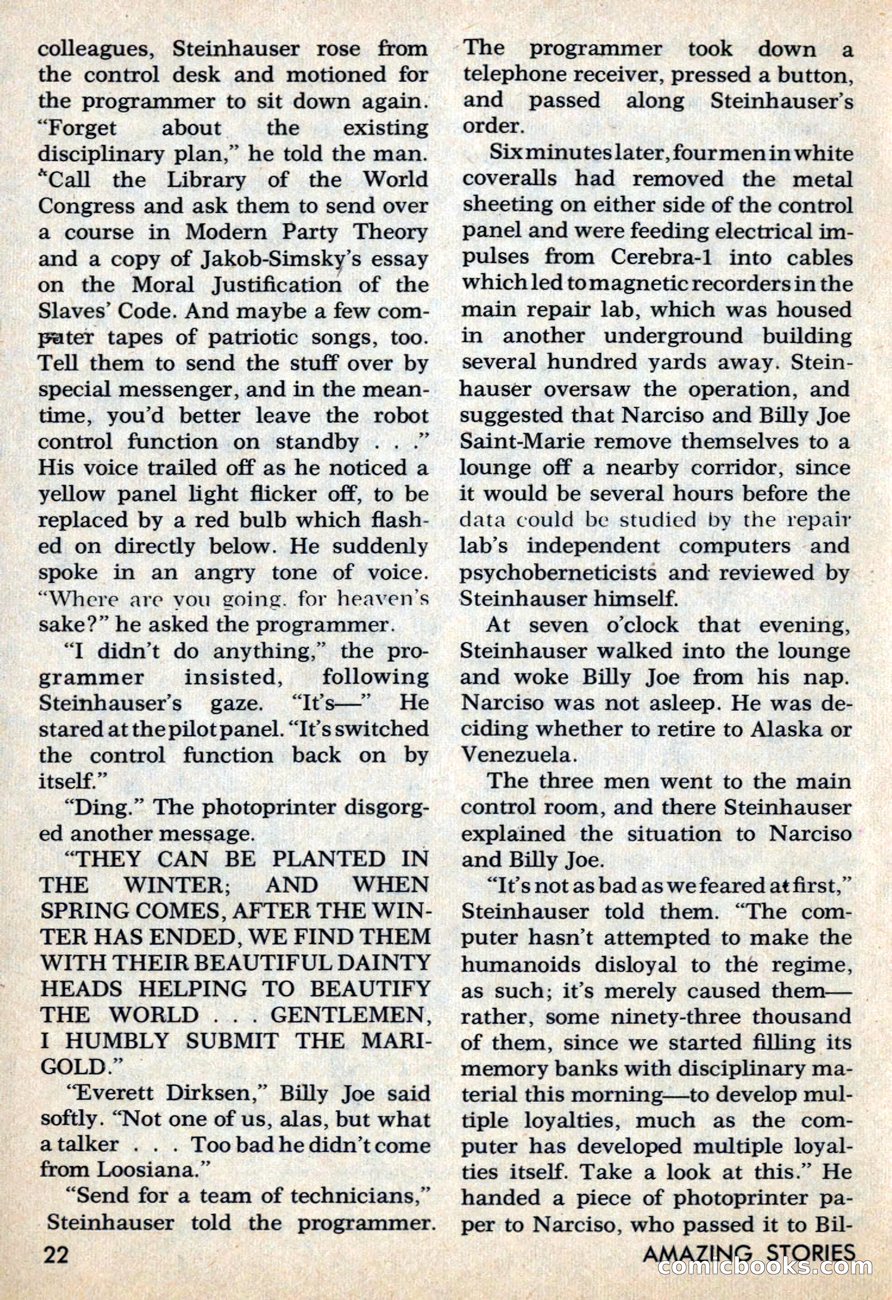Amazing Stories, March 1969 — page 22 of 148
