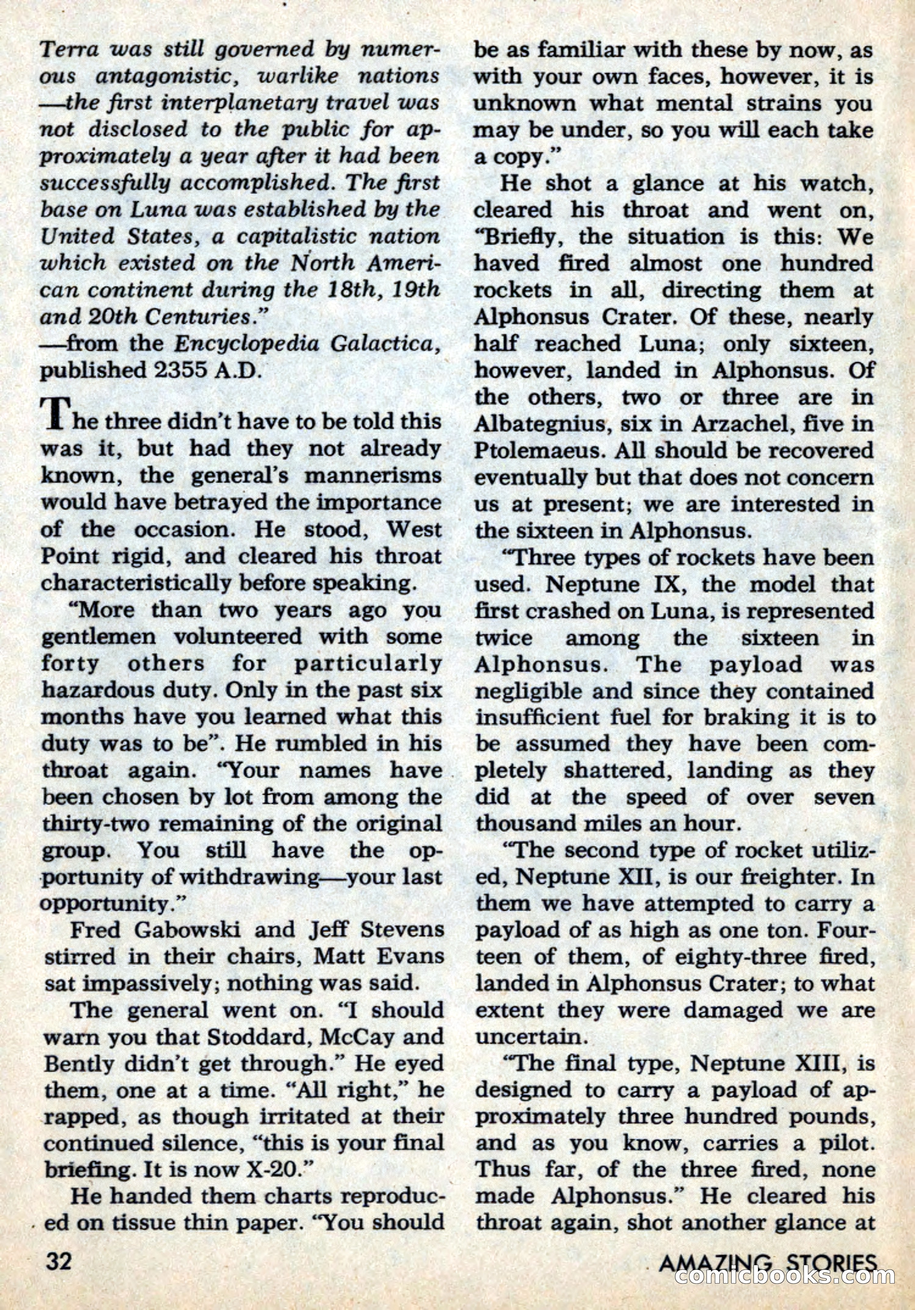 Amazing Stories, March 1969 — page 32 of 148
