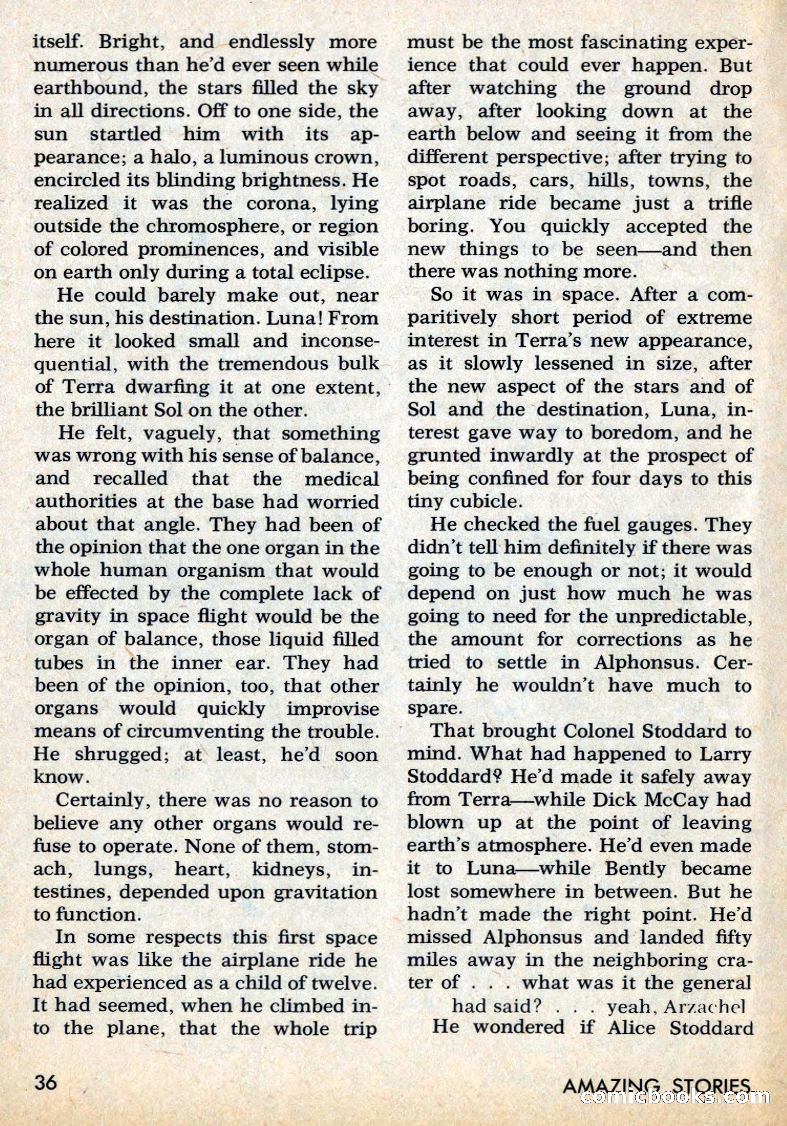 Amazing Stories, March 1969 — page 36 of 148