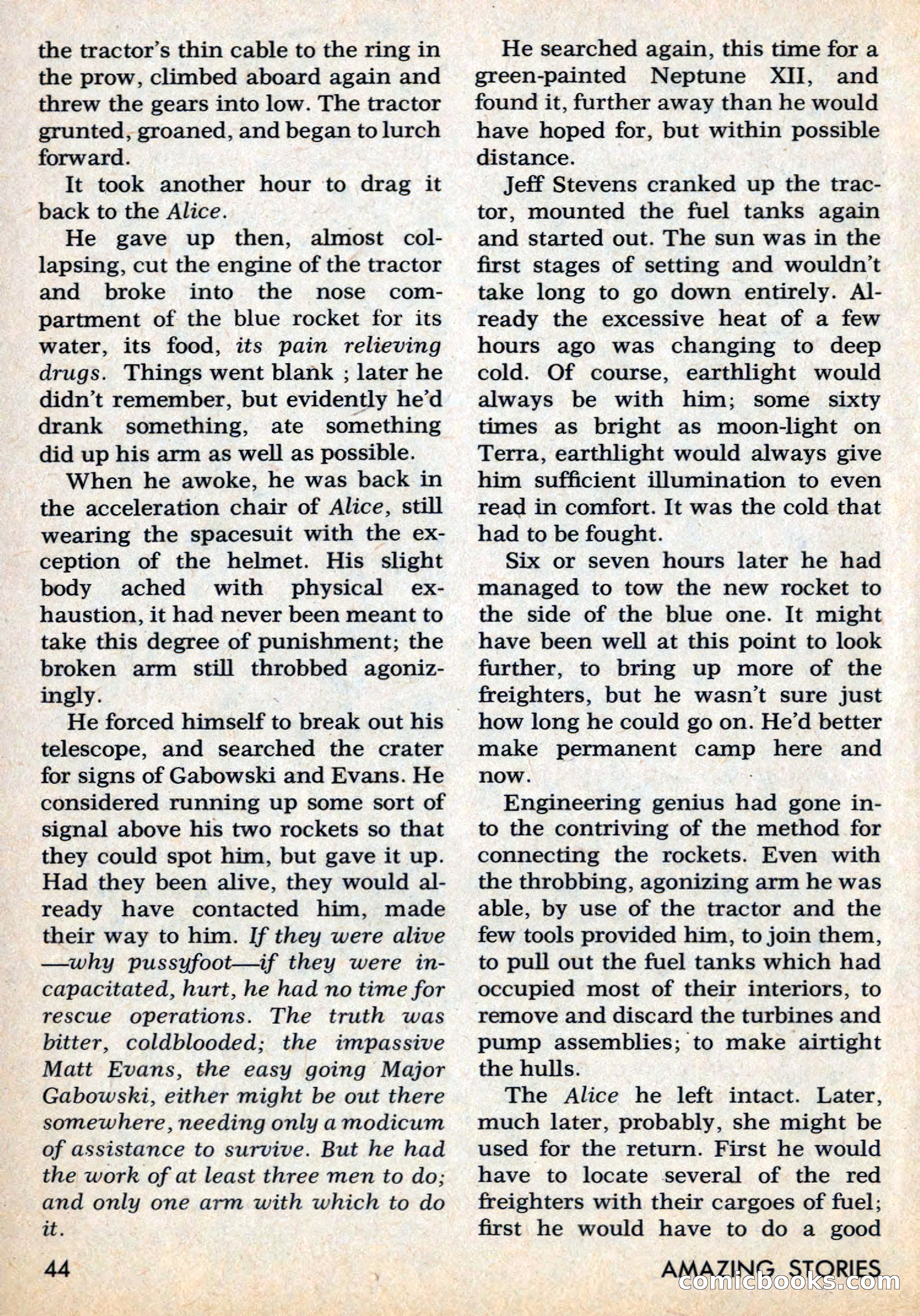 Amazing Stories, March 1969 — page 44 of 148