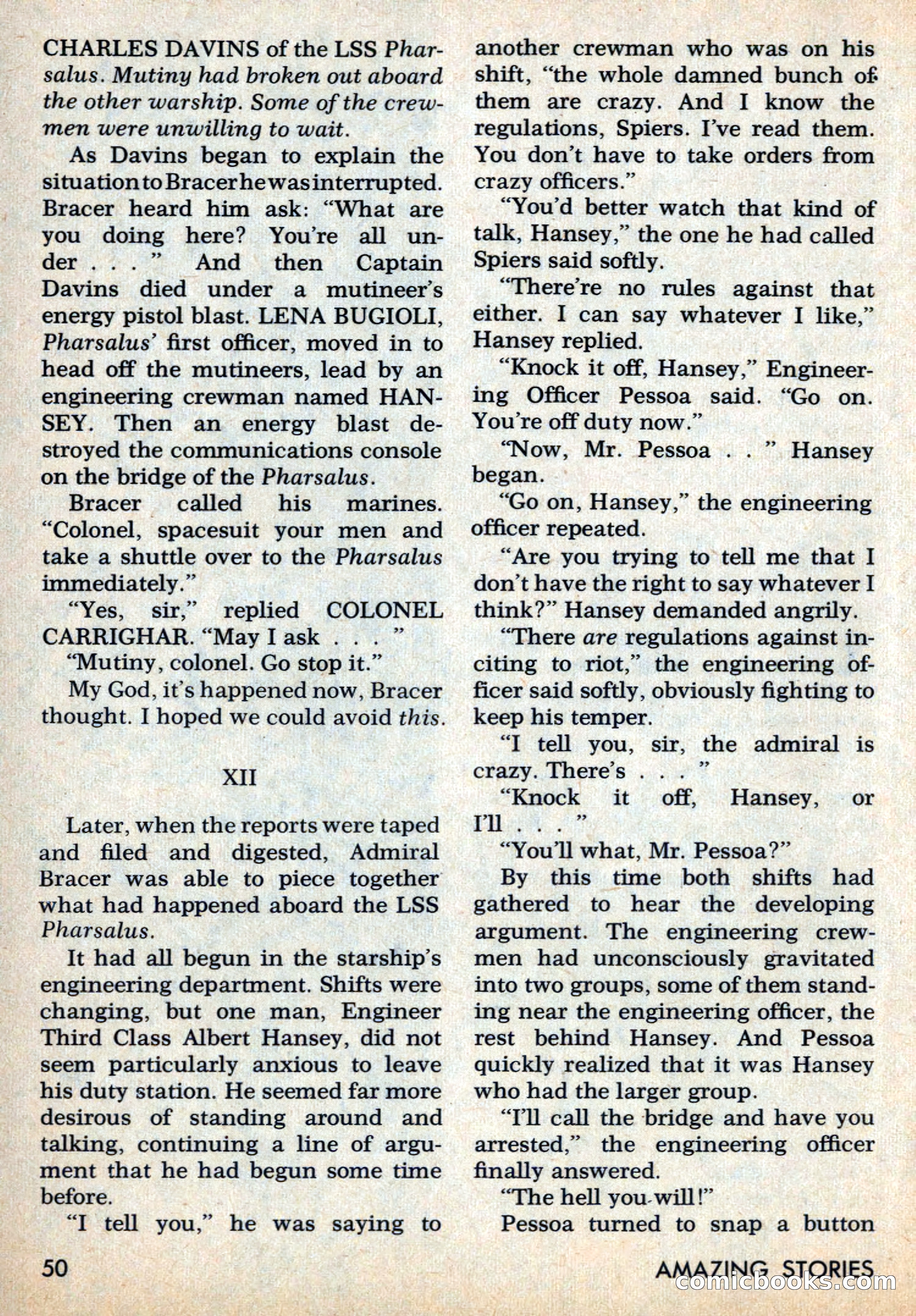 Amazing Stories, March 1969 — page 50 of 148