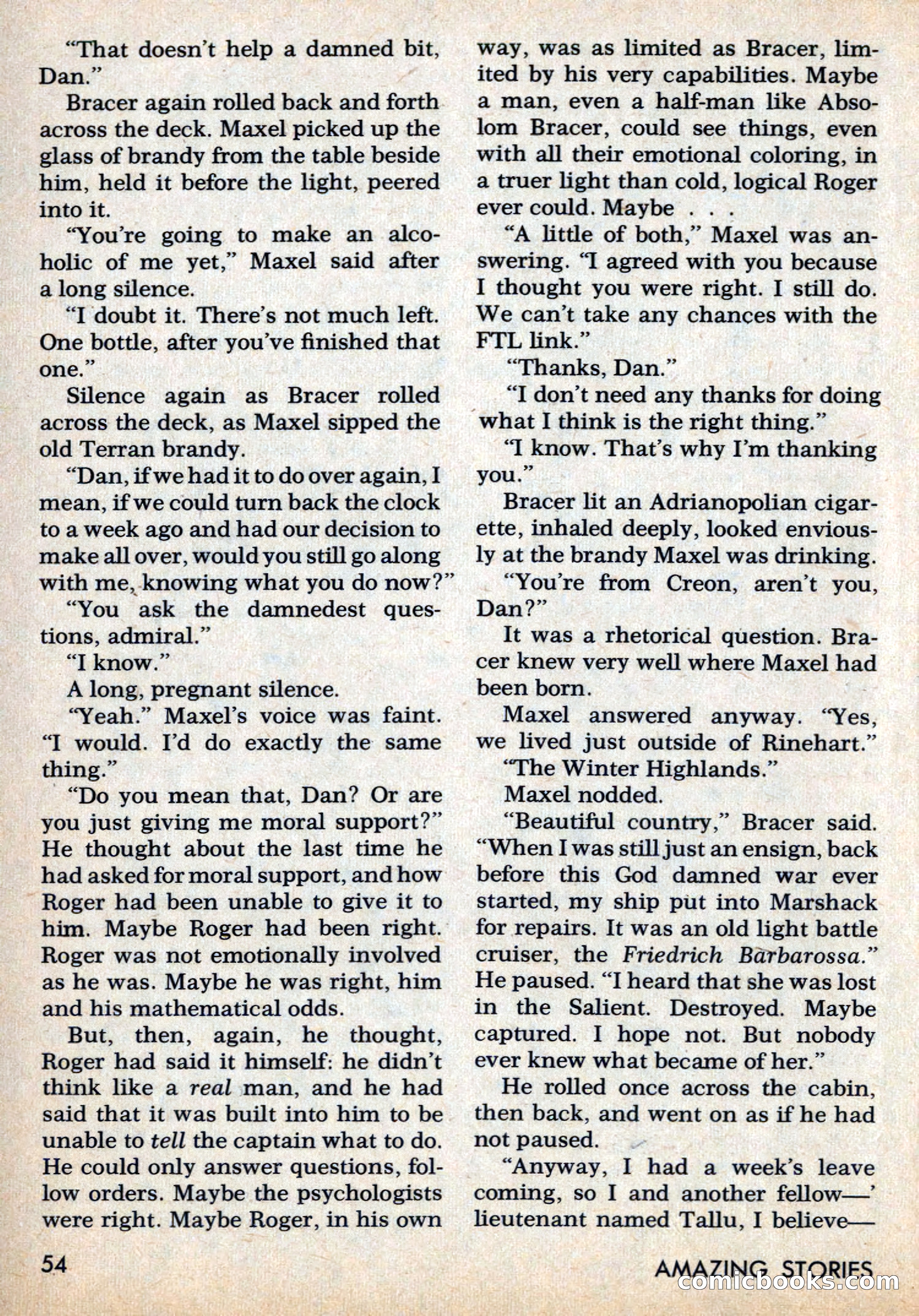 Amazing Stories, March 1969 — page 54 of 148