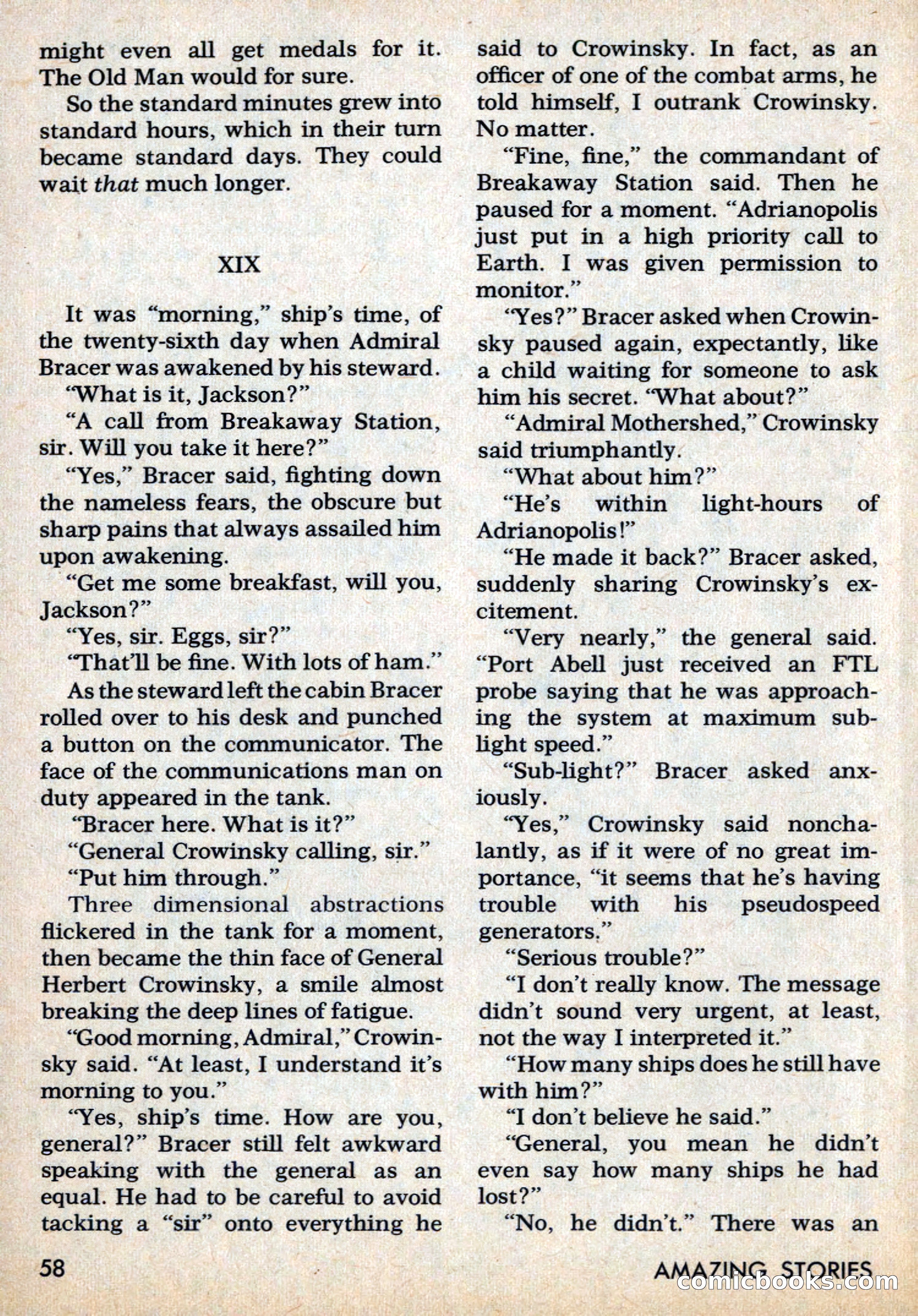 Amazing Stories, March 1969 — page 58 of 148