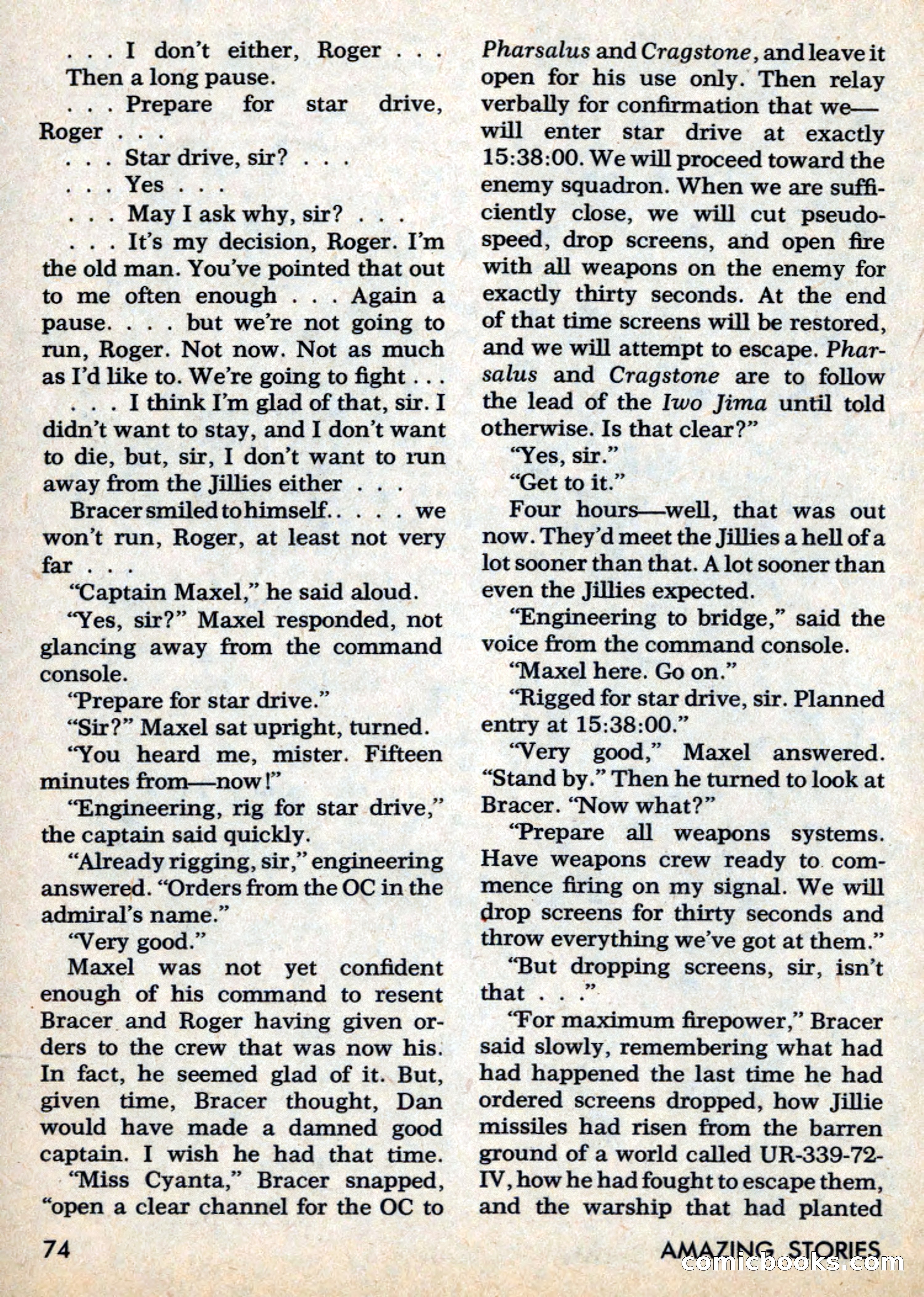 Amazing Stories, March 1969 — page 74 of 148