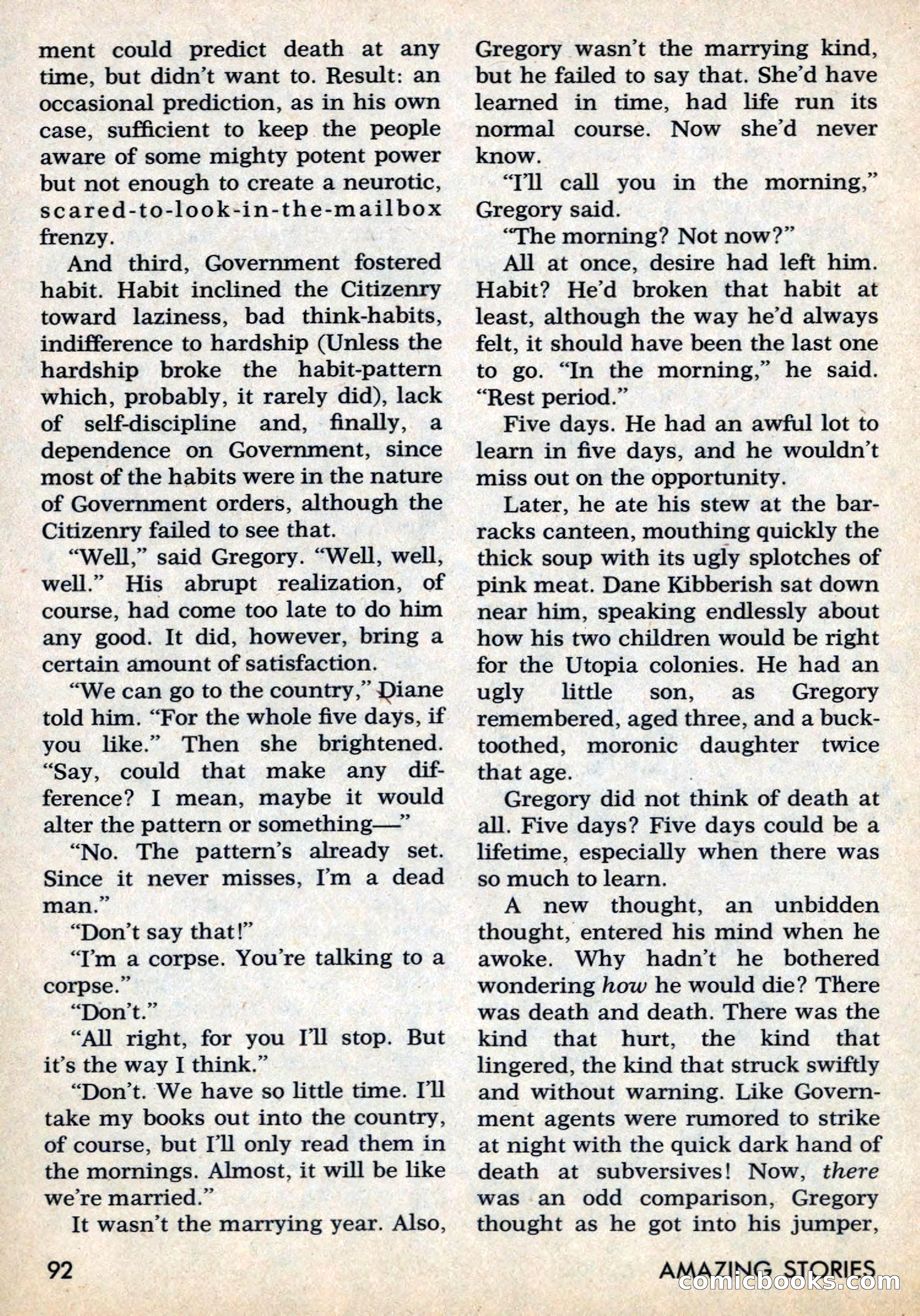 Amazing Stories, March 1969 — page 92 of 148