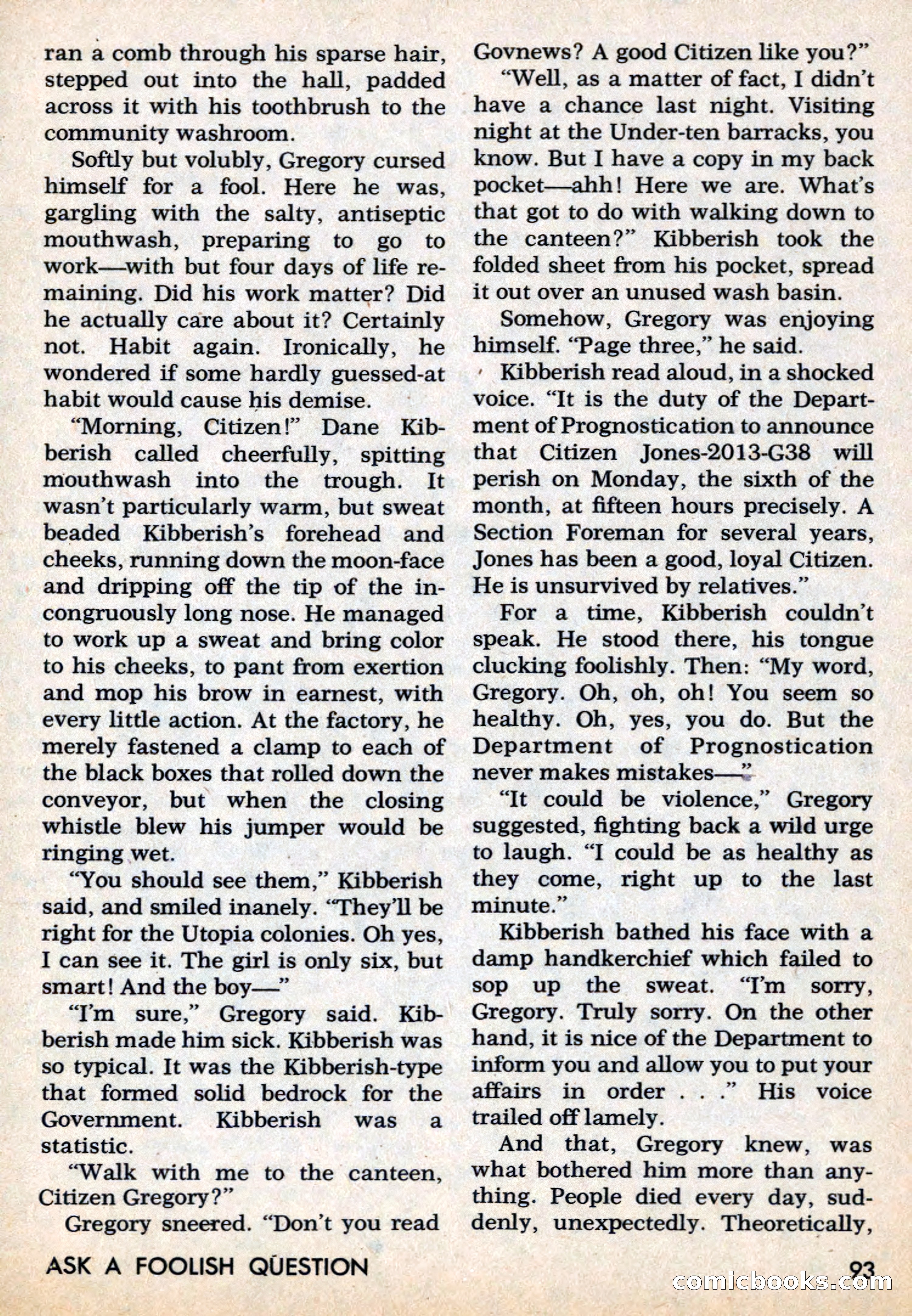 Amazing Stories, March 1969 — page 93 of 148