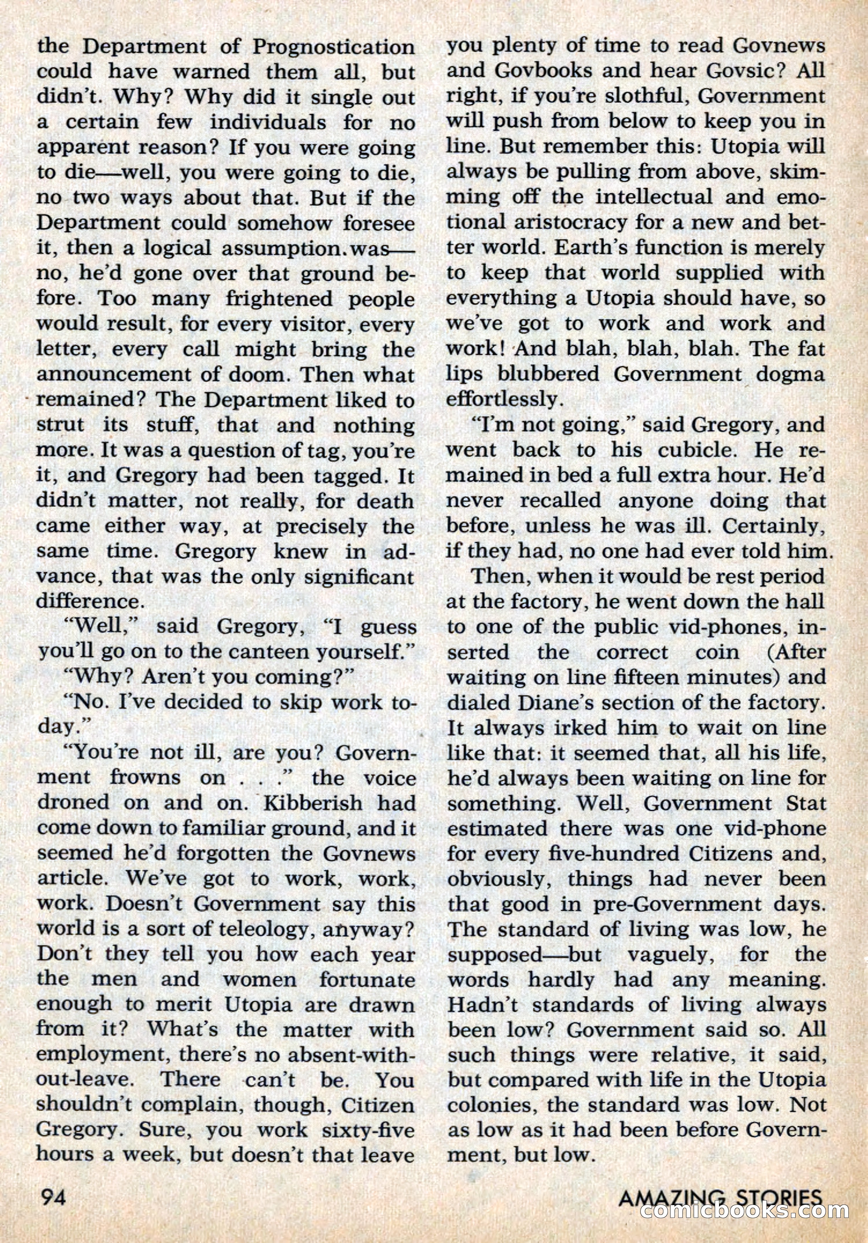 Amazing Stories, March 1969 — page 94 of 148