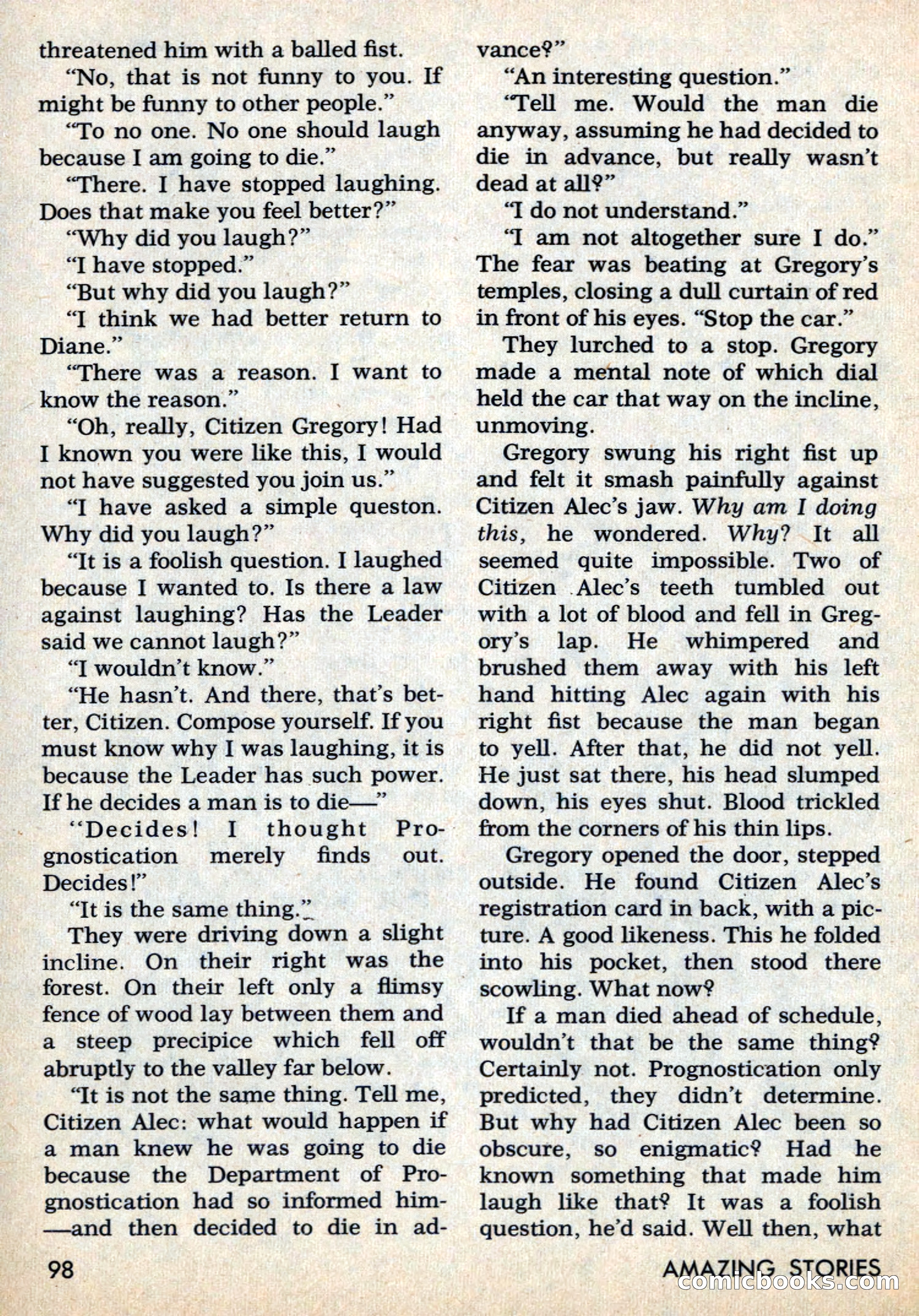 Amazing Stories, March 1969 — page 98 of 148