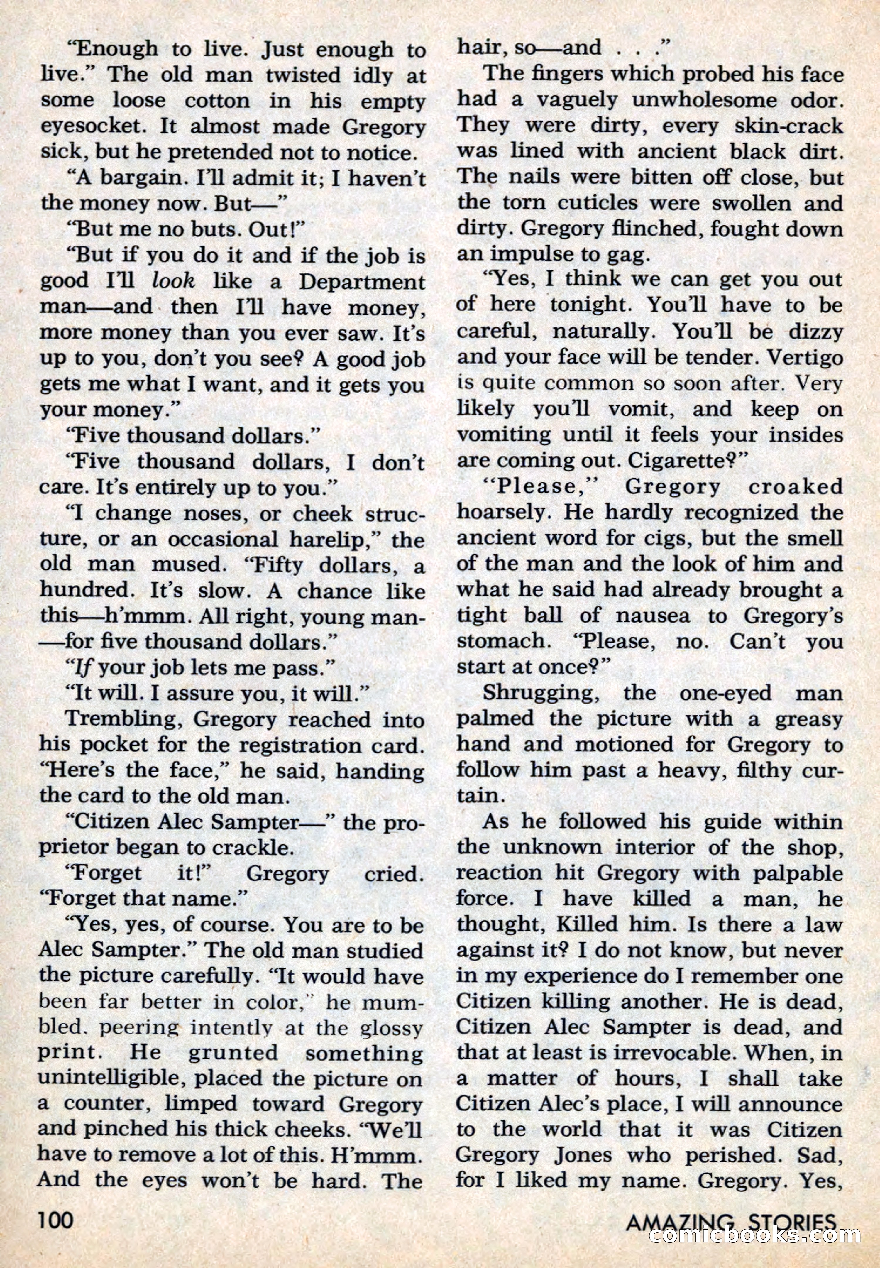 Amazing Stories, March 1969 — page 100 of 148