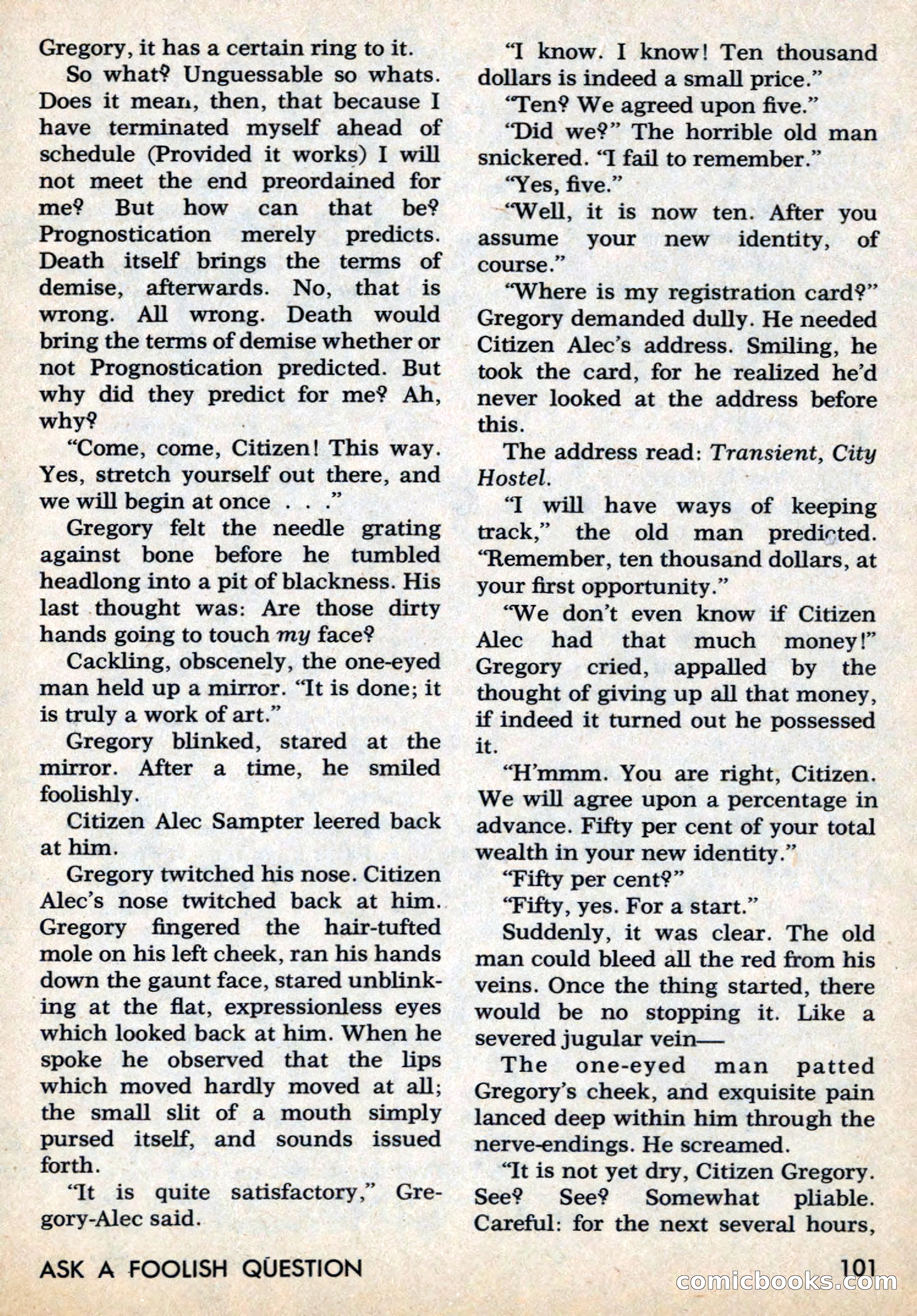 Amazing Stories, March 1969 — page 101 of 148