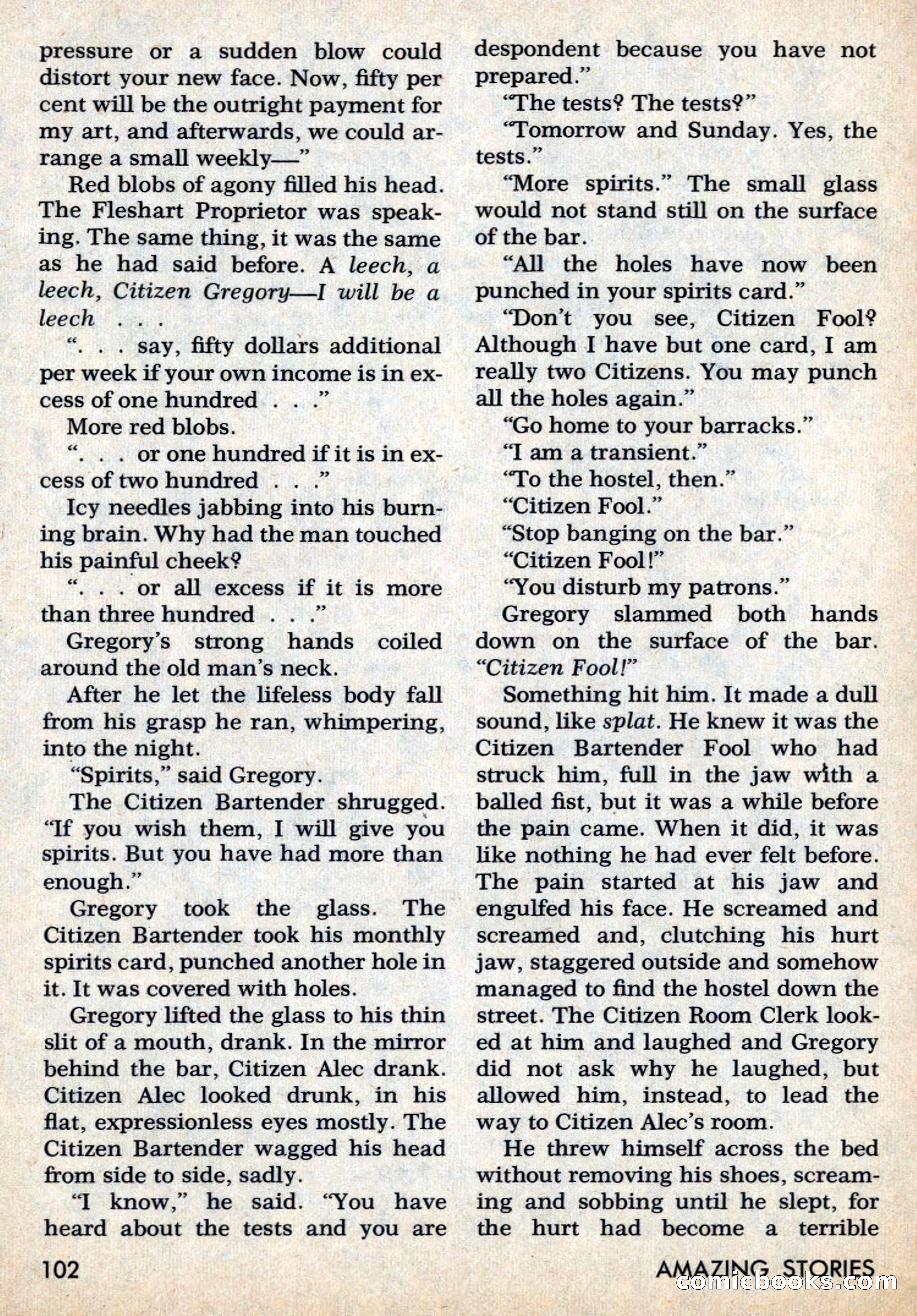 Amazing Stories, March 1969 — page 102 of 148