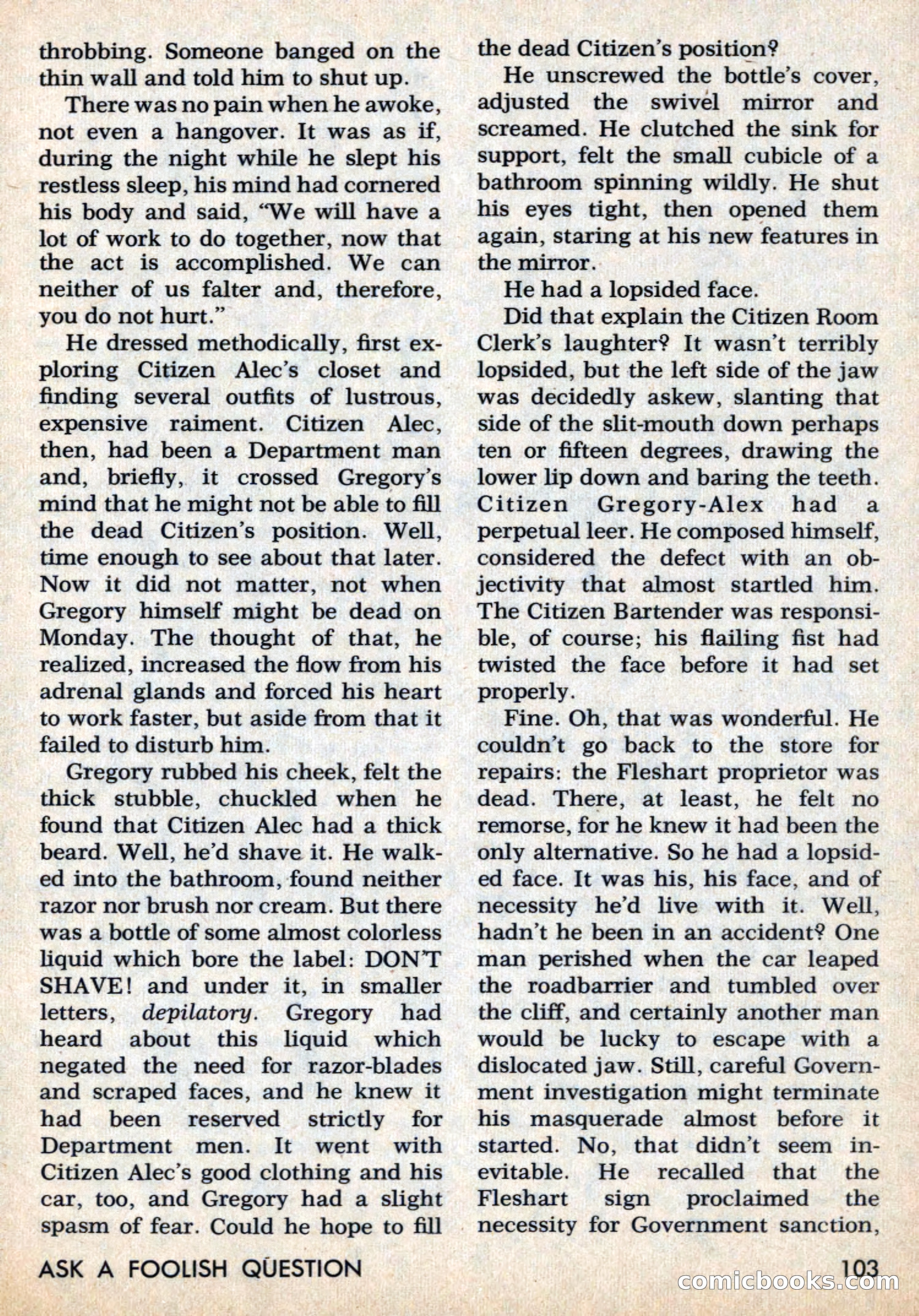 Amazing Stories, March 1969 — page 103 of 148
