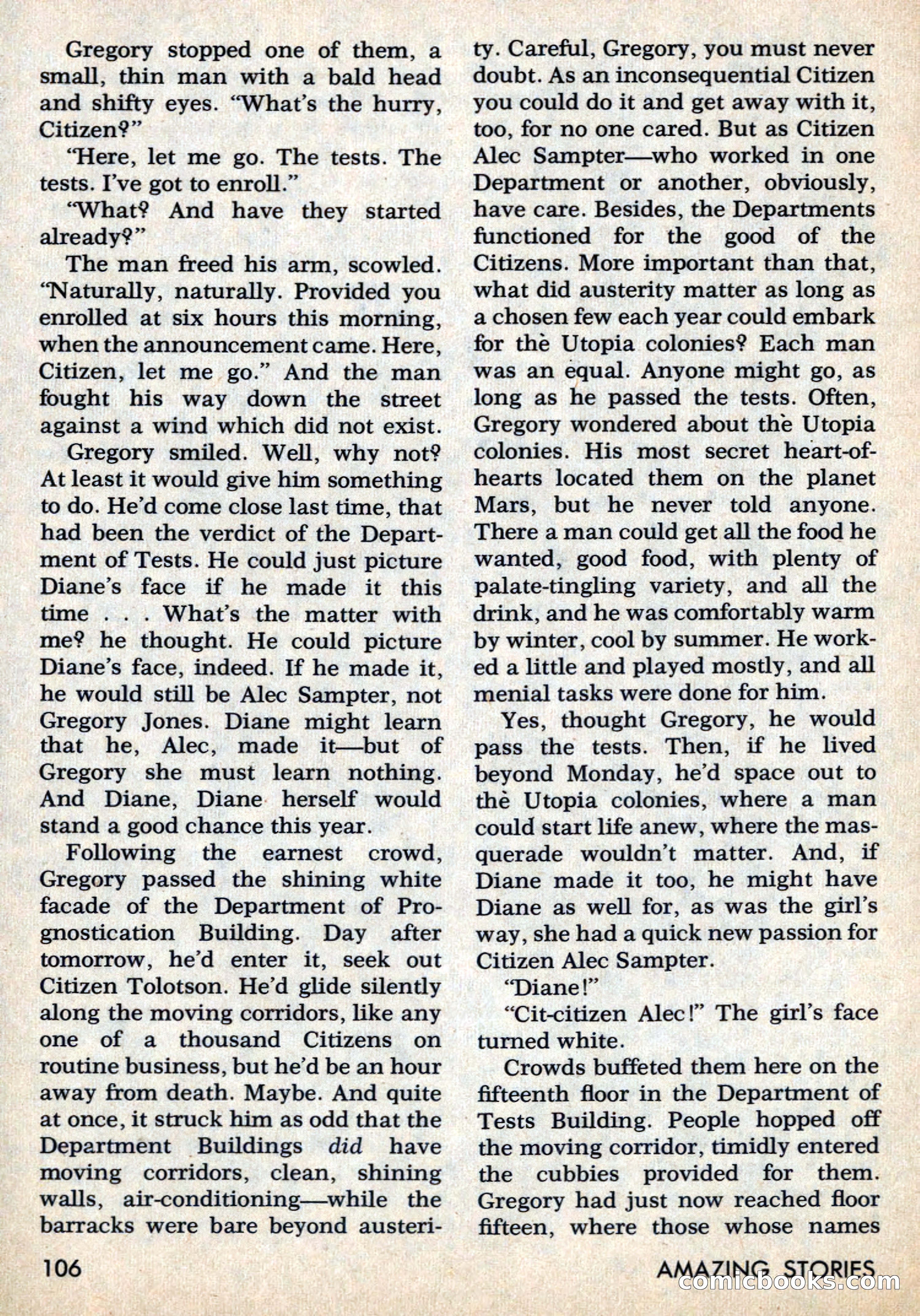 Amazing Stories, March 1969 — page 106 of 148