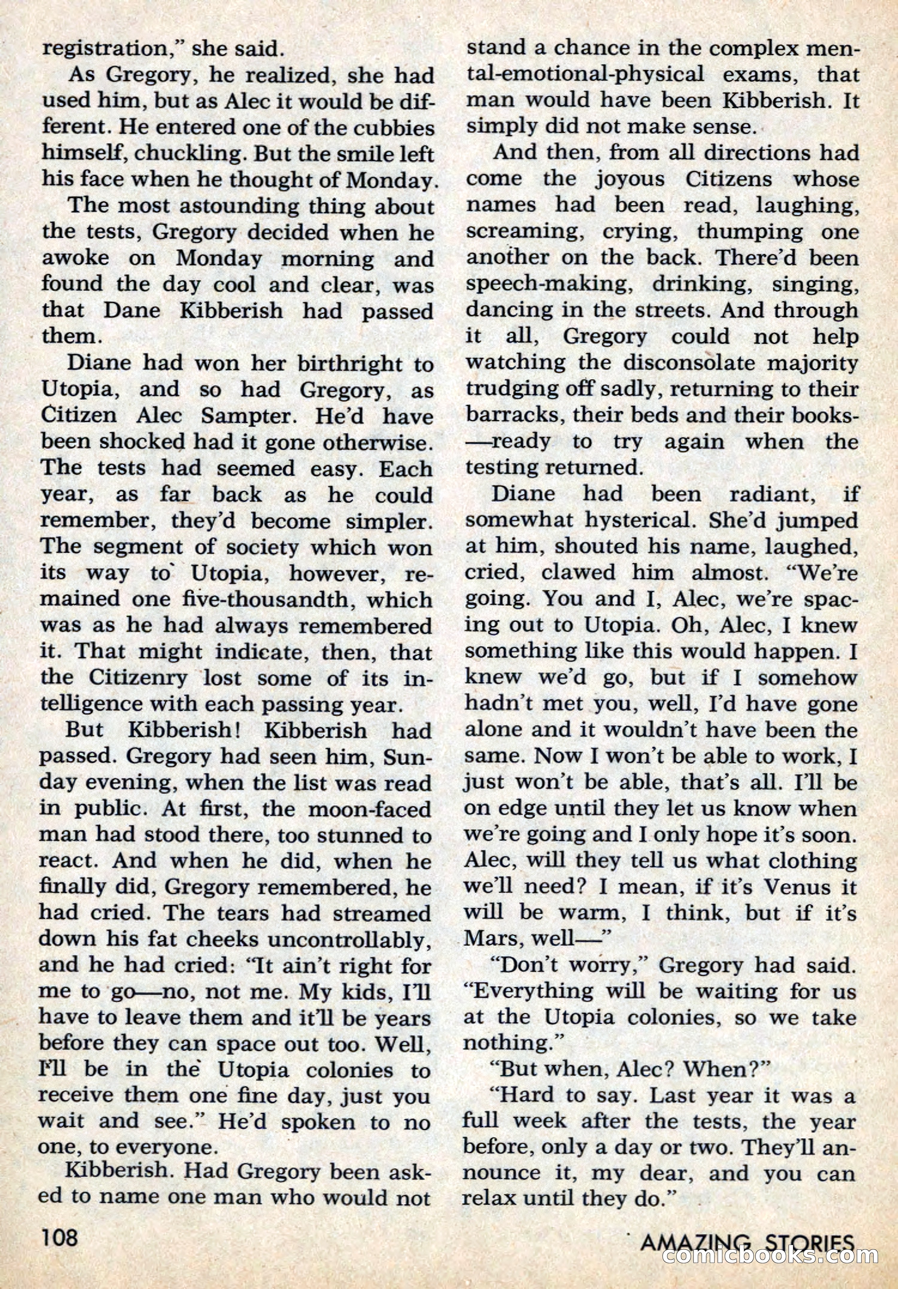Amazing Stories, March 1969 — page 108 of 148