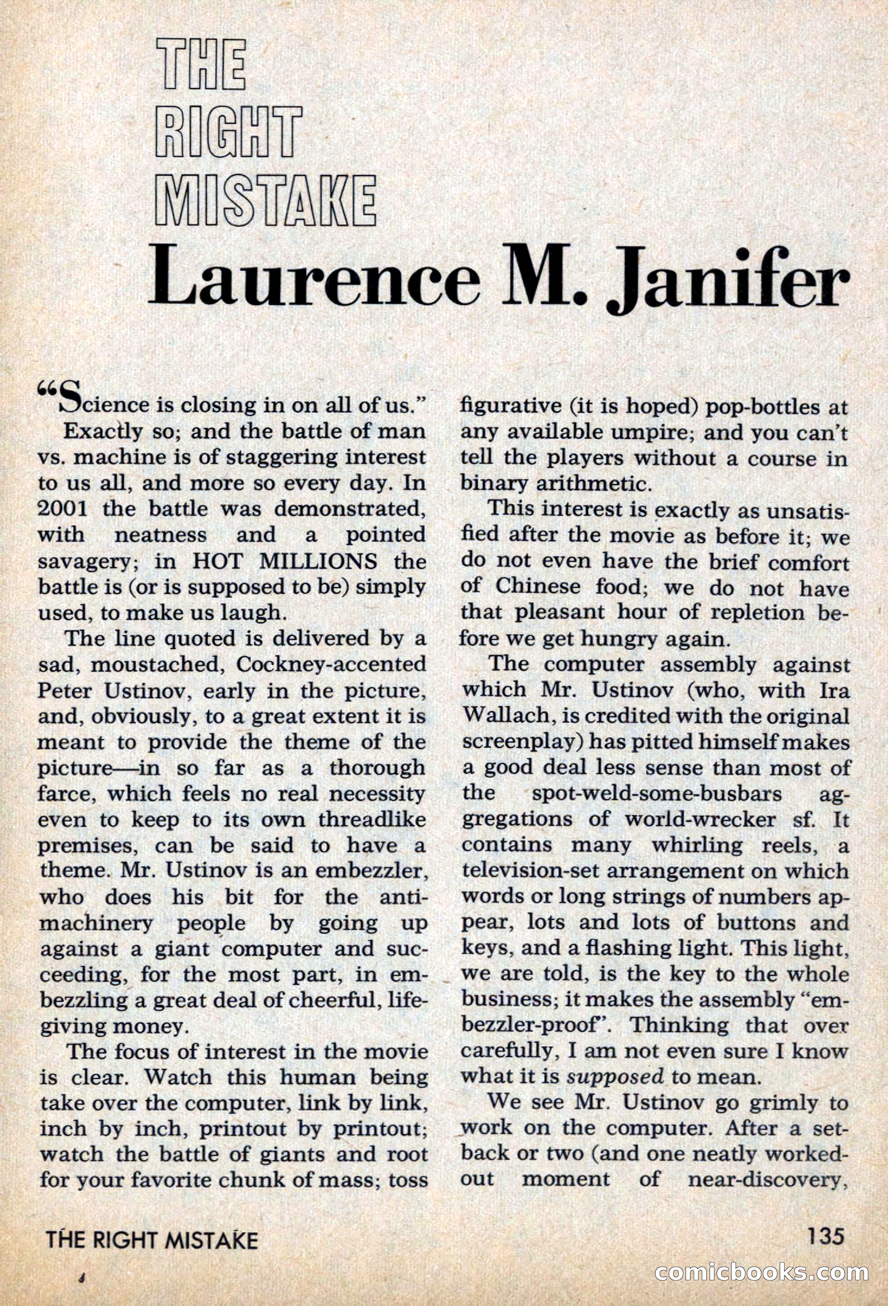 Amazing Stories, March 1969 — page 135 of 148