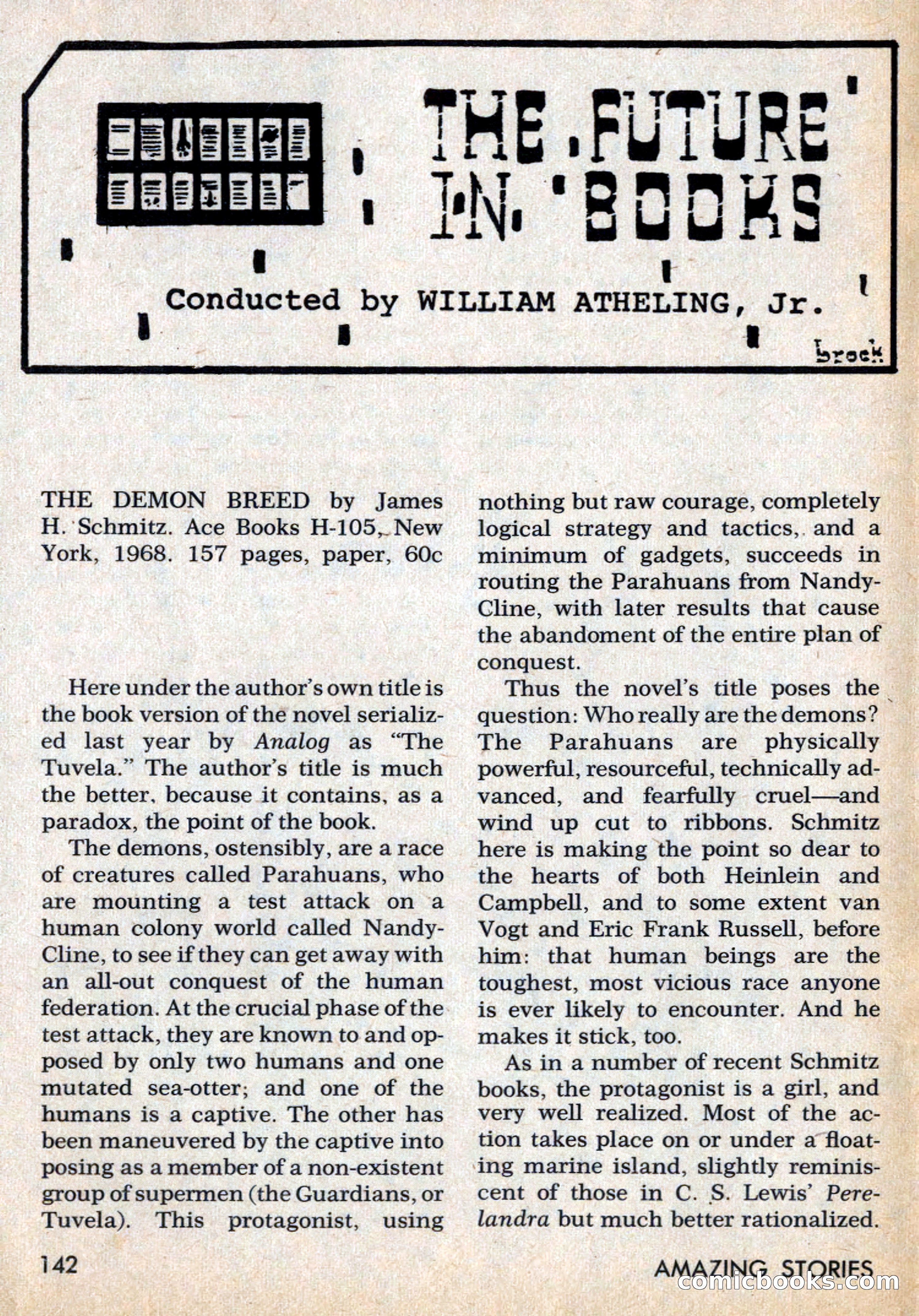 Amazing Stories, March 1969 — page 142 of 148