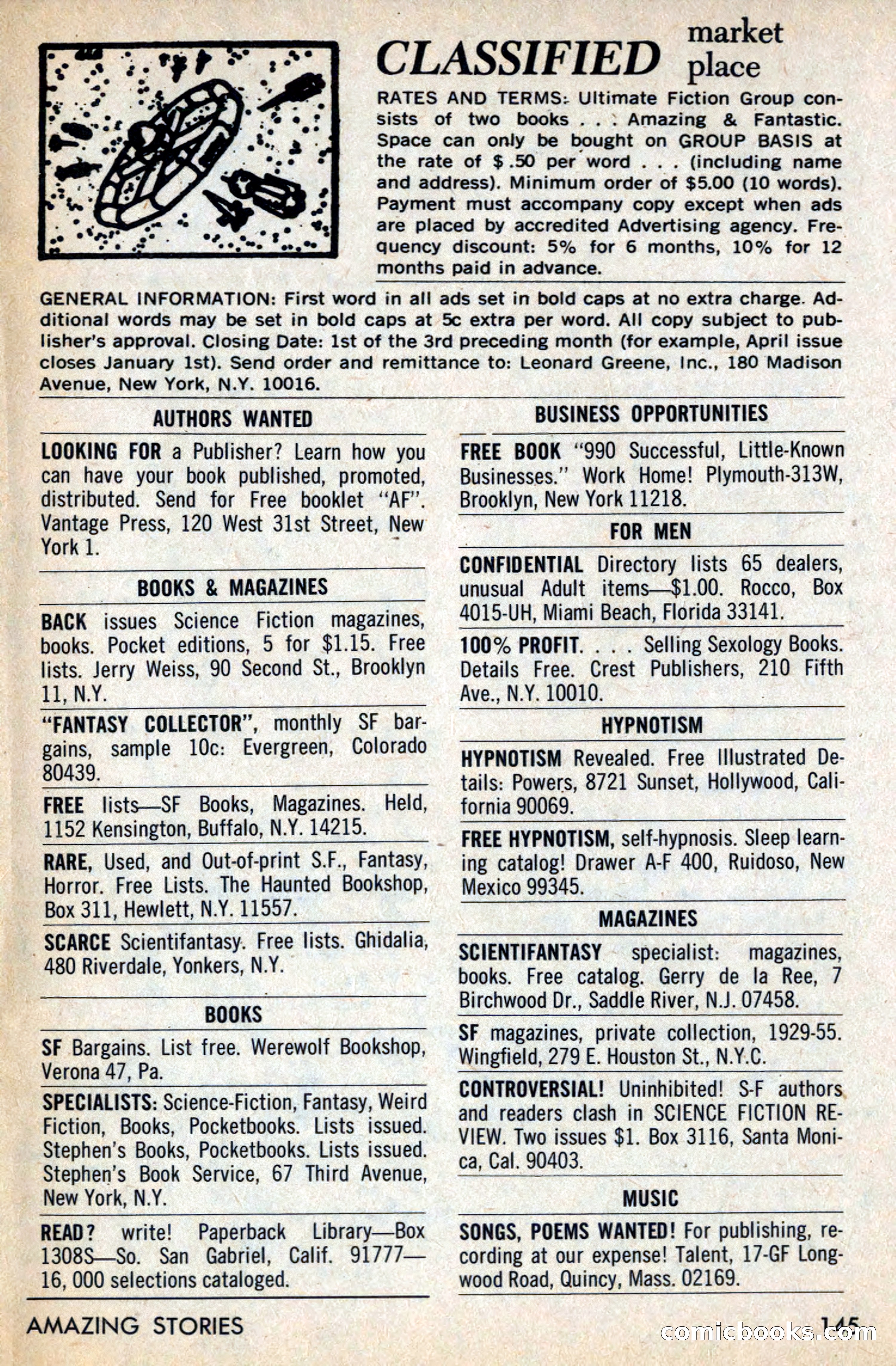 Amazing Stories, March 1969 — page 145 of 148