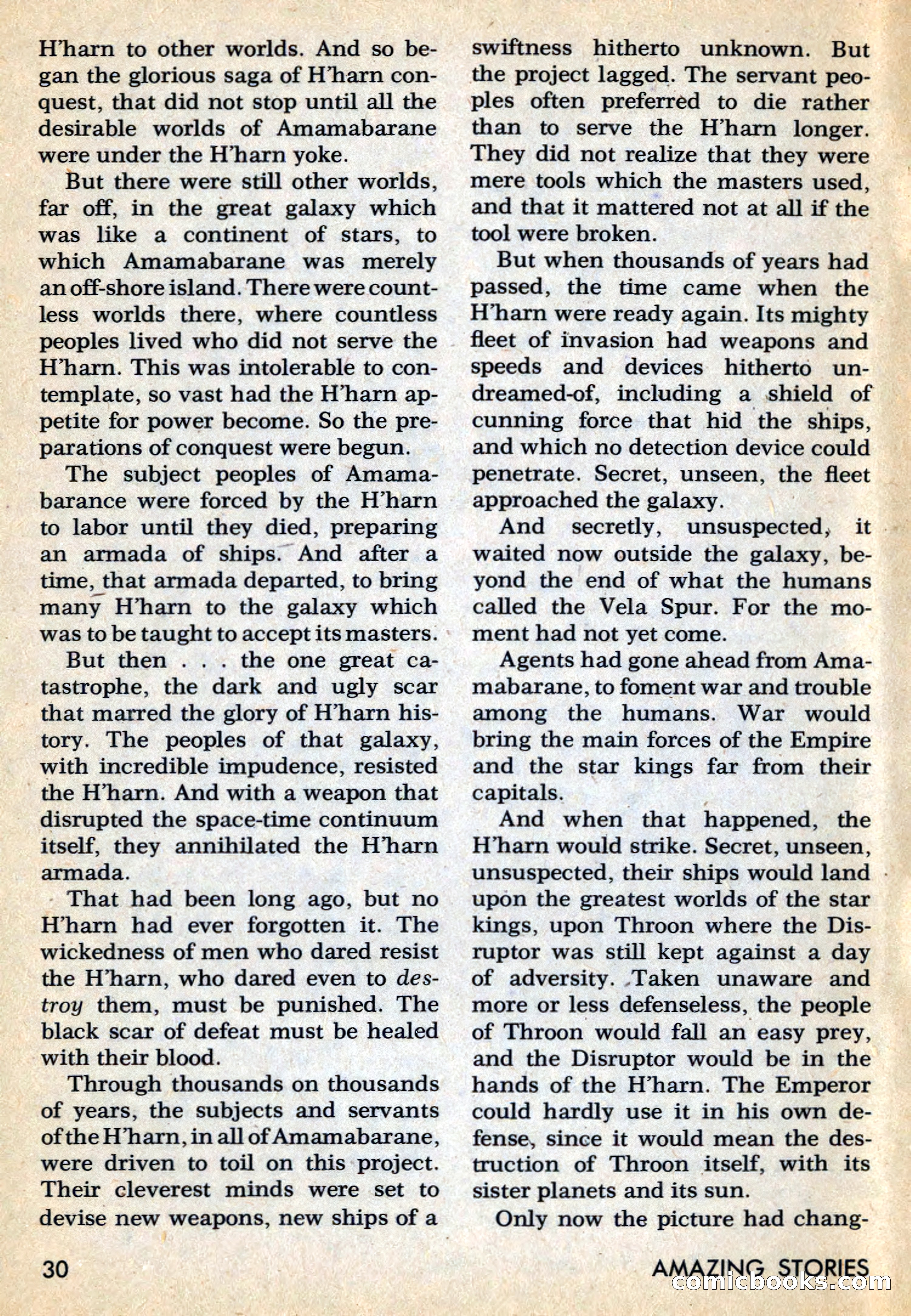 Amazing Stories, May 1969 — page 30 of 148