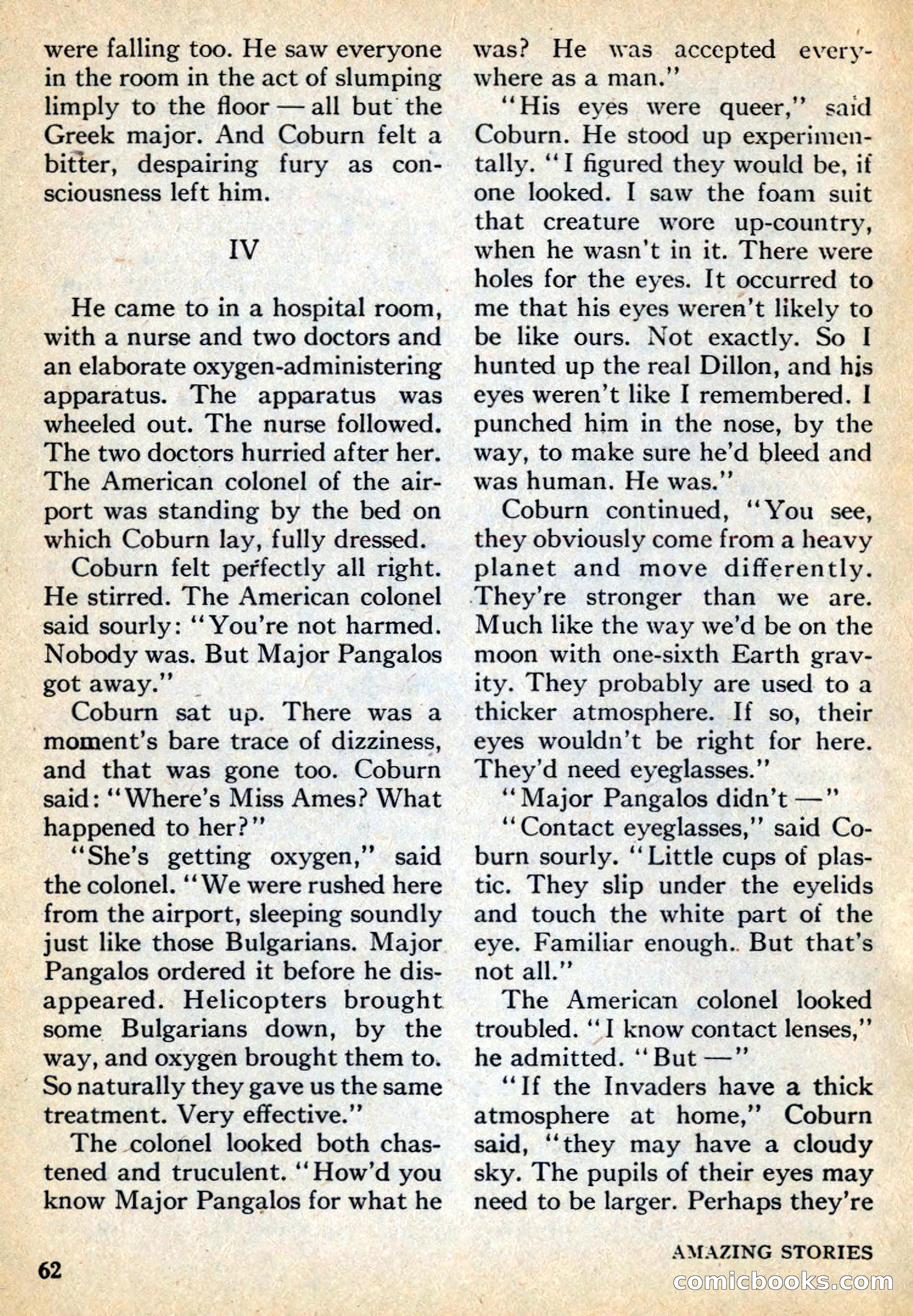 Amazing Stories, May 1969 — page 62 of 148