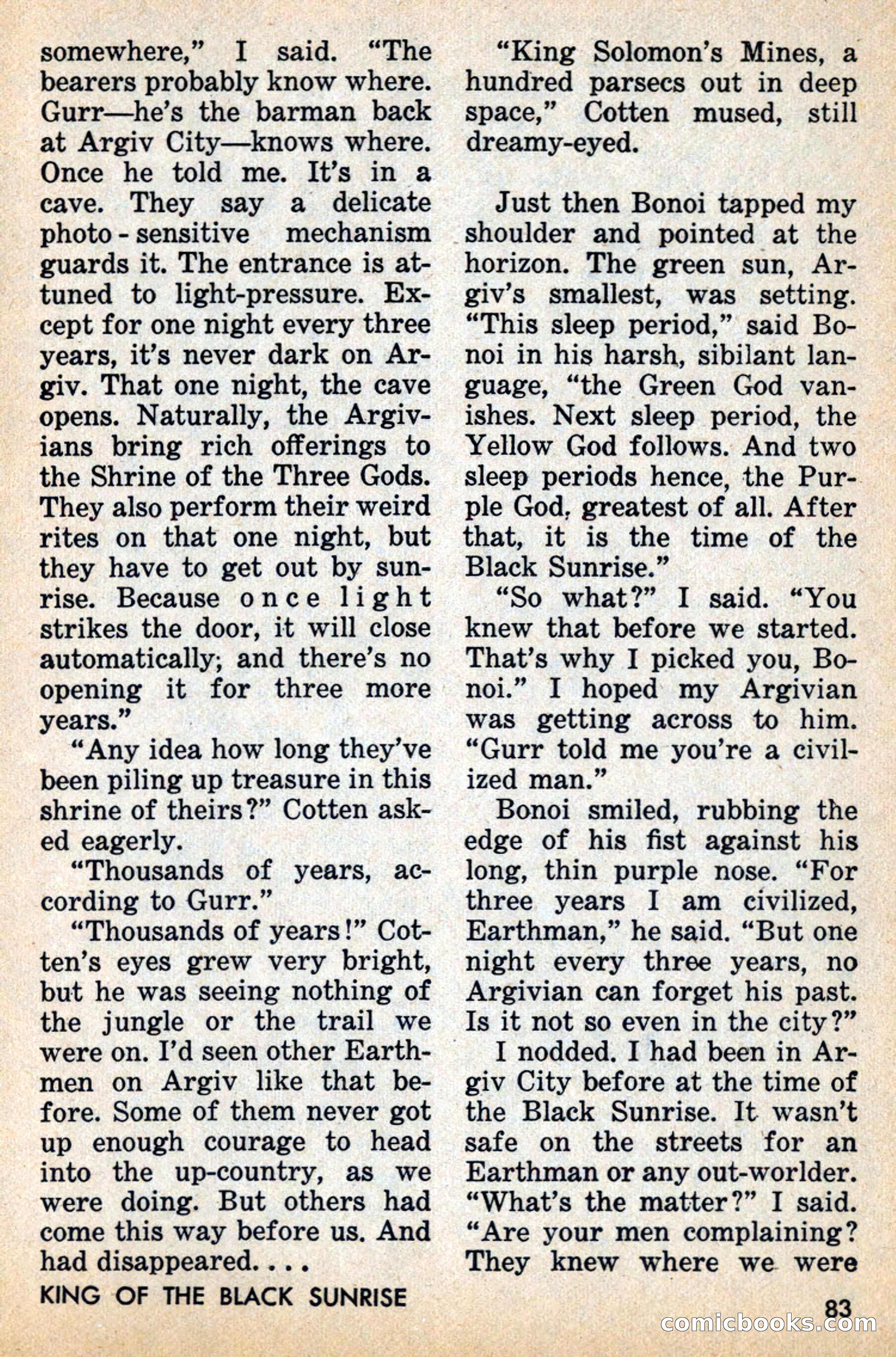 Amazing Stories, May 1969 — page 83 of 148