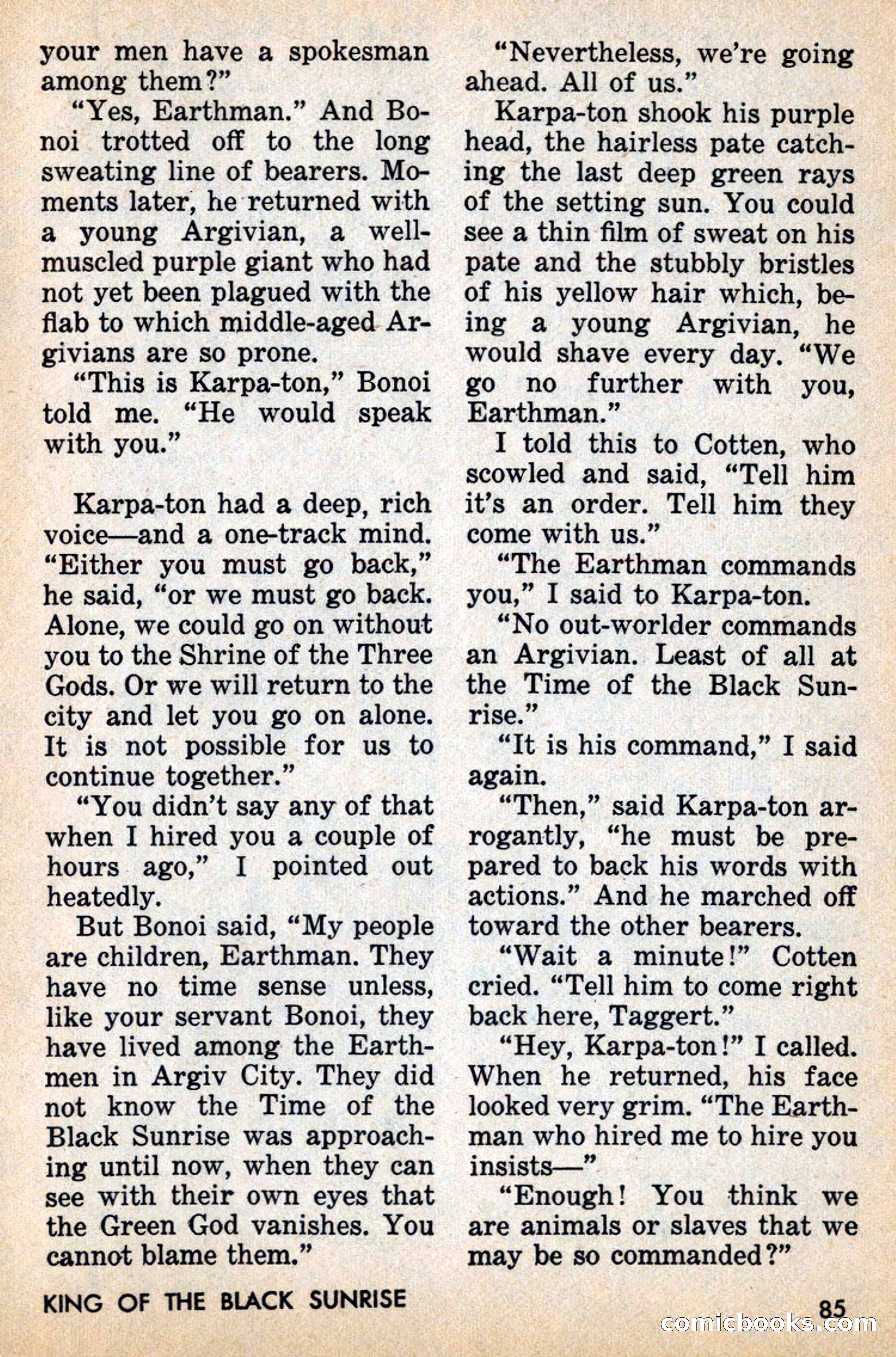 Amazing Stories, May 1969 — page 85 of 148