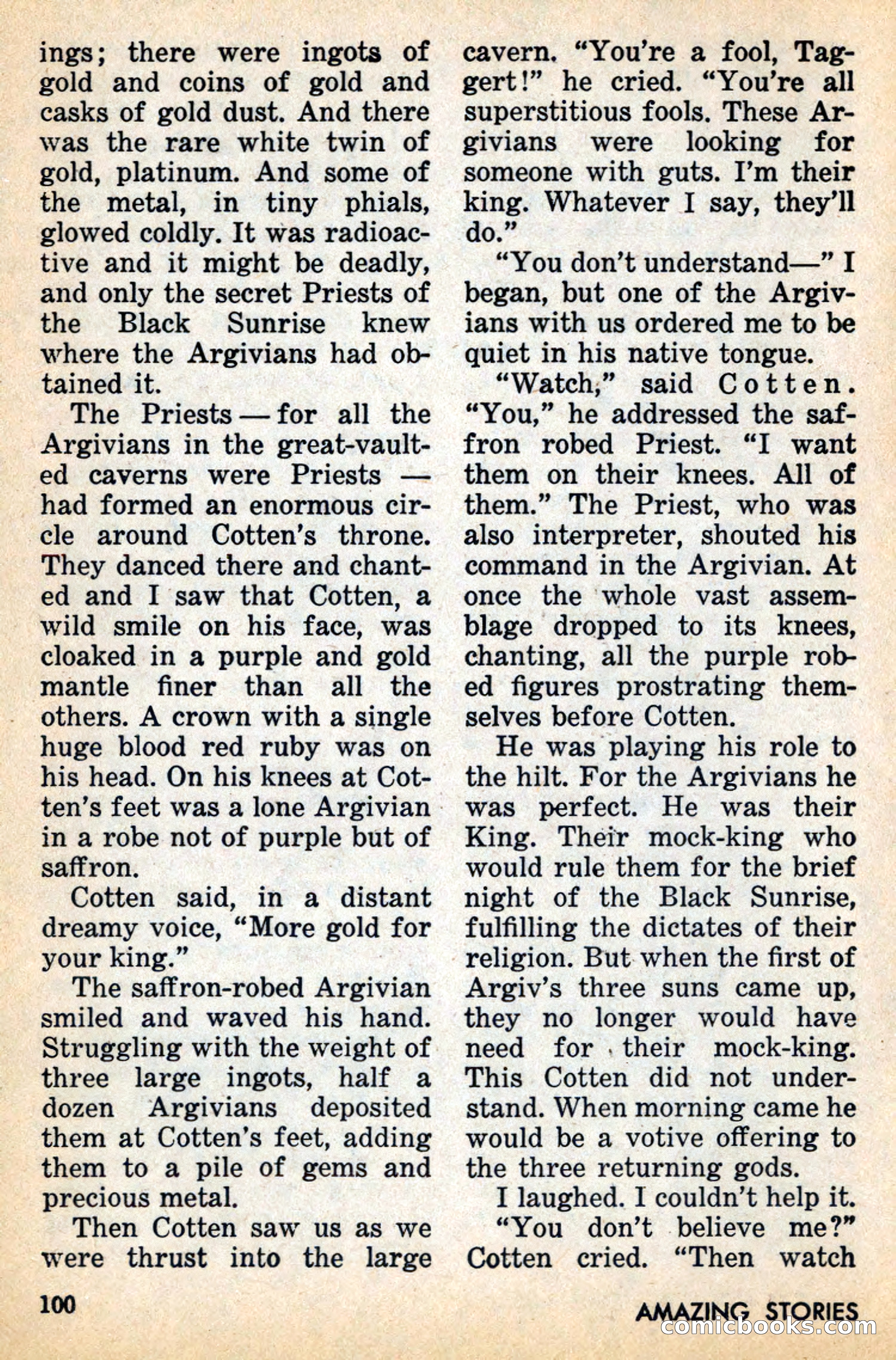 Amazing Stories, May 1969 — page 100 of 148