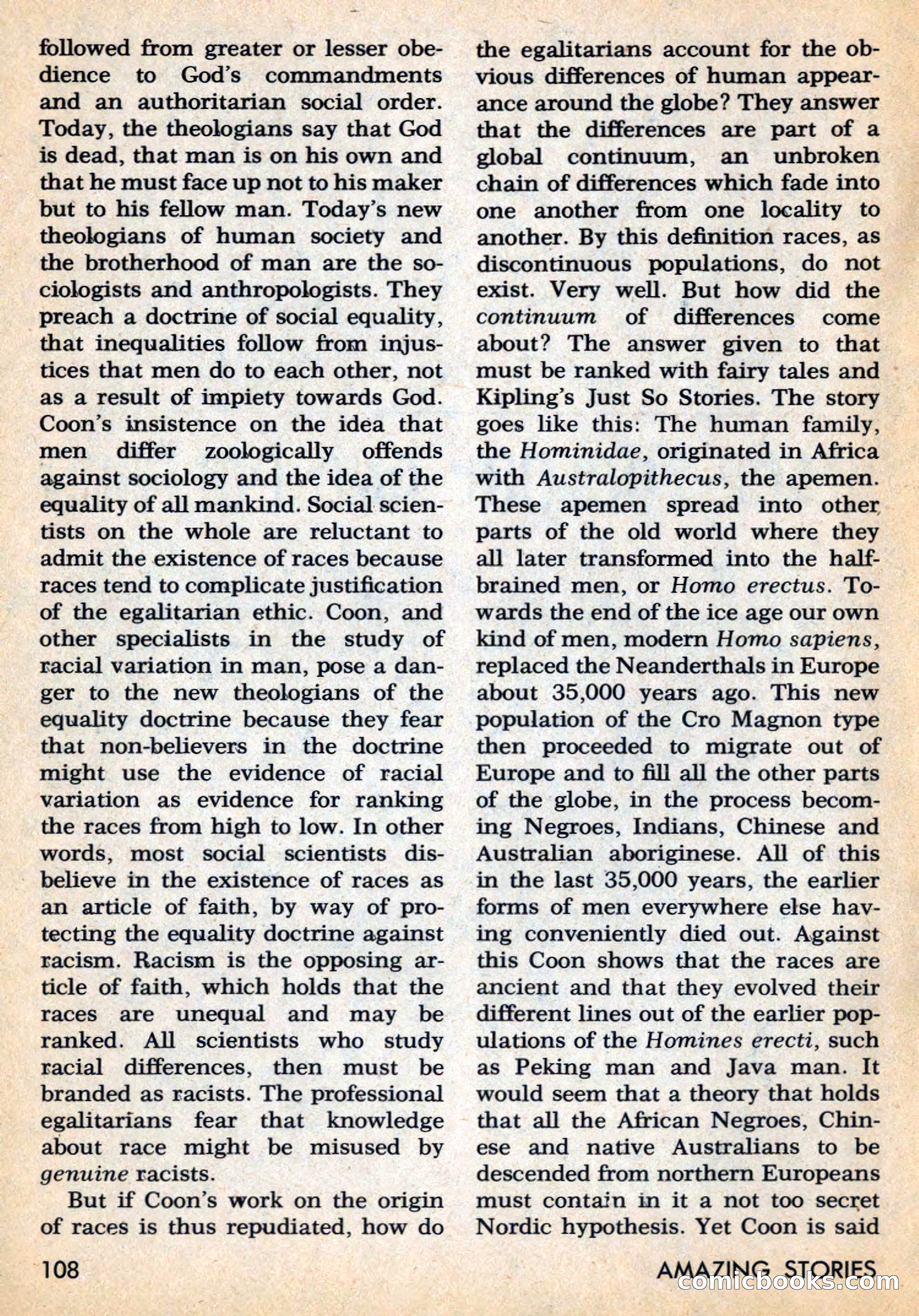 Amazing Stories, May 1969 — page 108 of 148