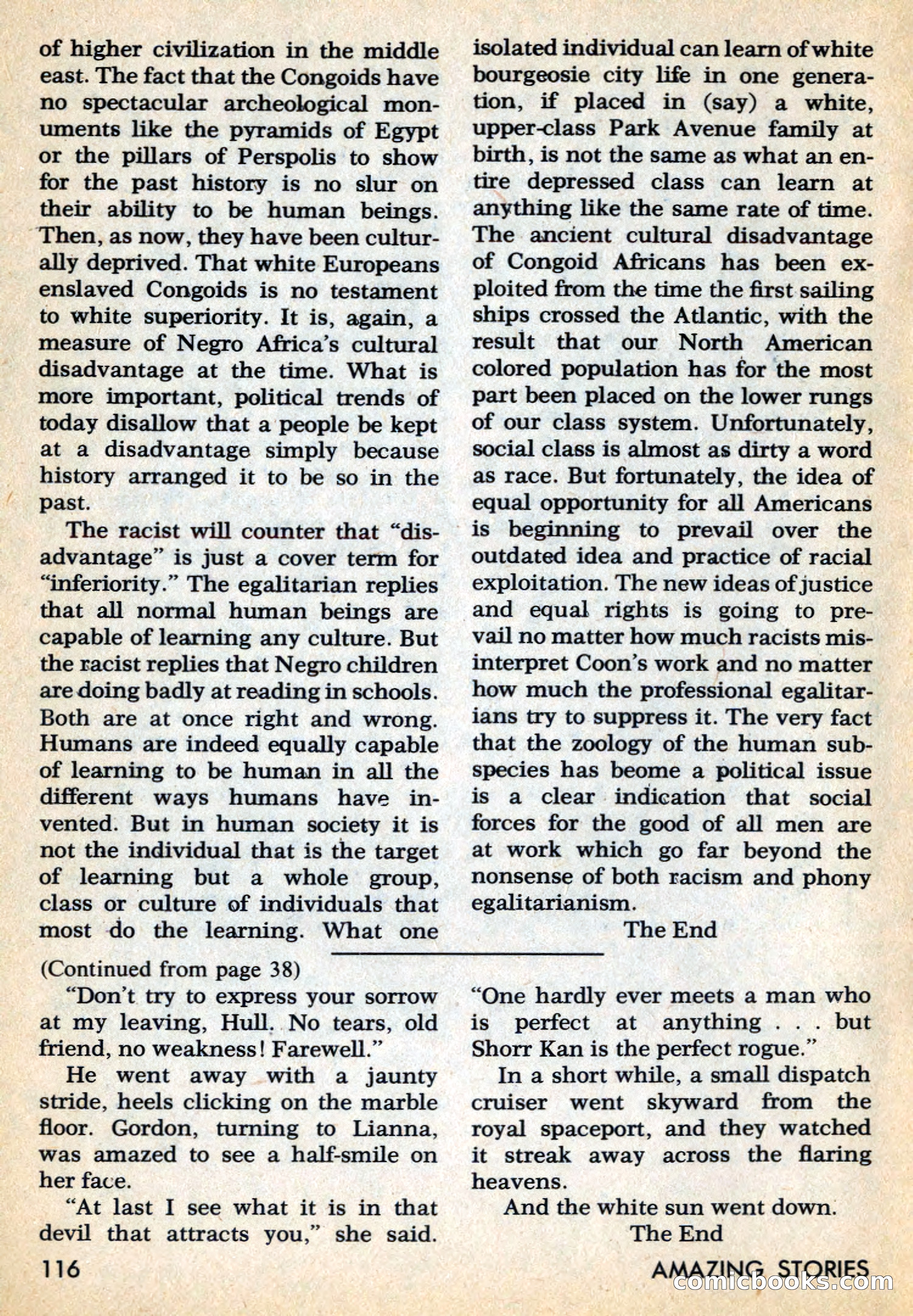 Amazing Stories, May 1969 — page 116 of 148