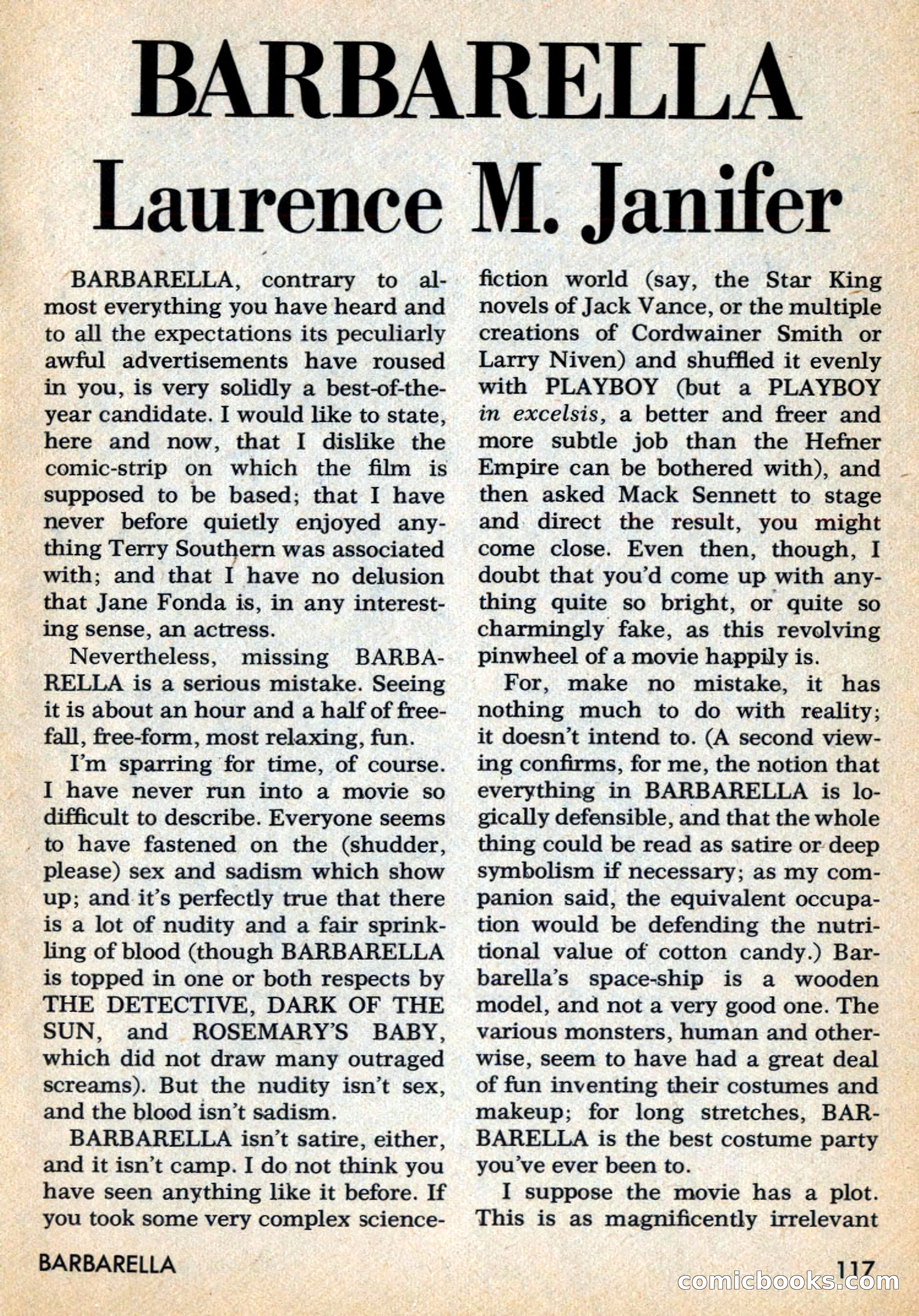 Amazing Stories, May 1969 — page 117 of 148