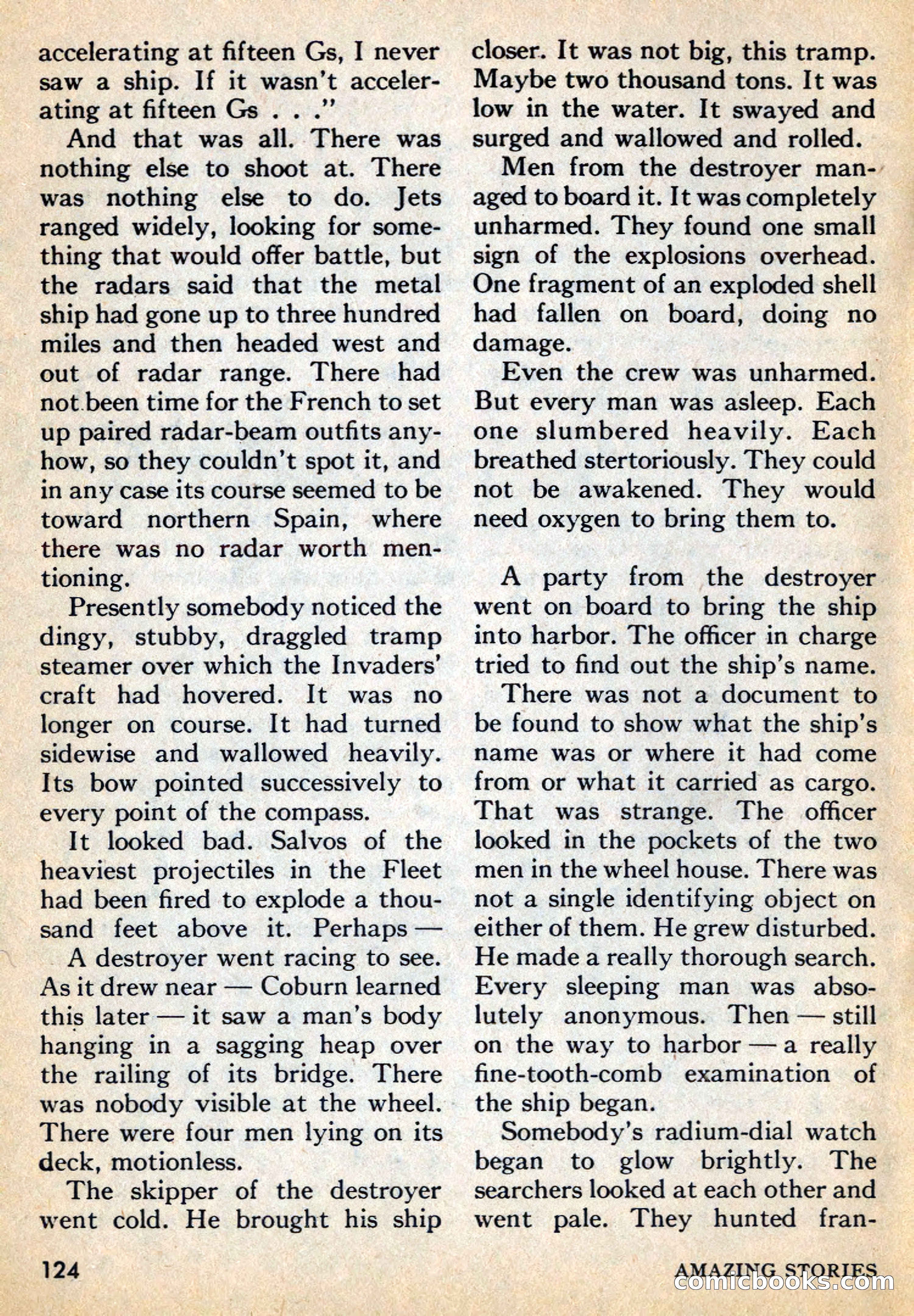 Amazing Stories, May 1969 — page 124 of 148