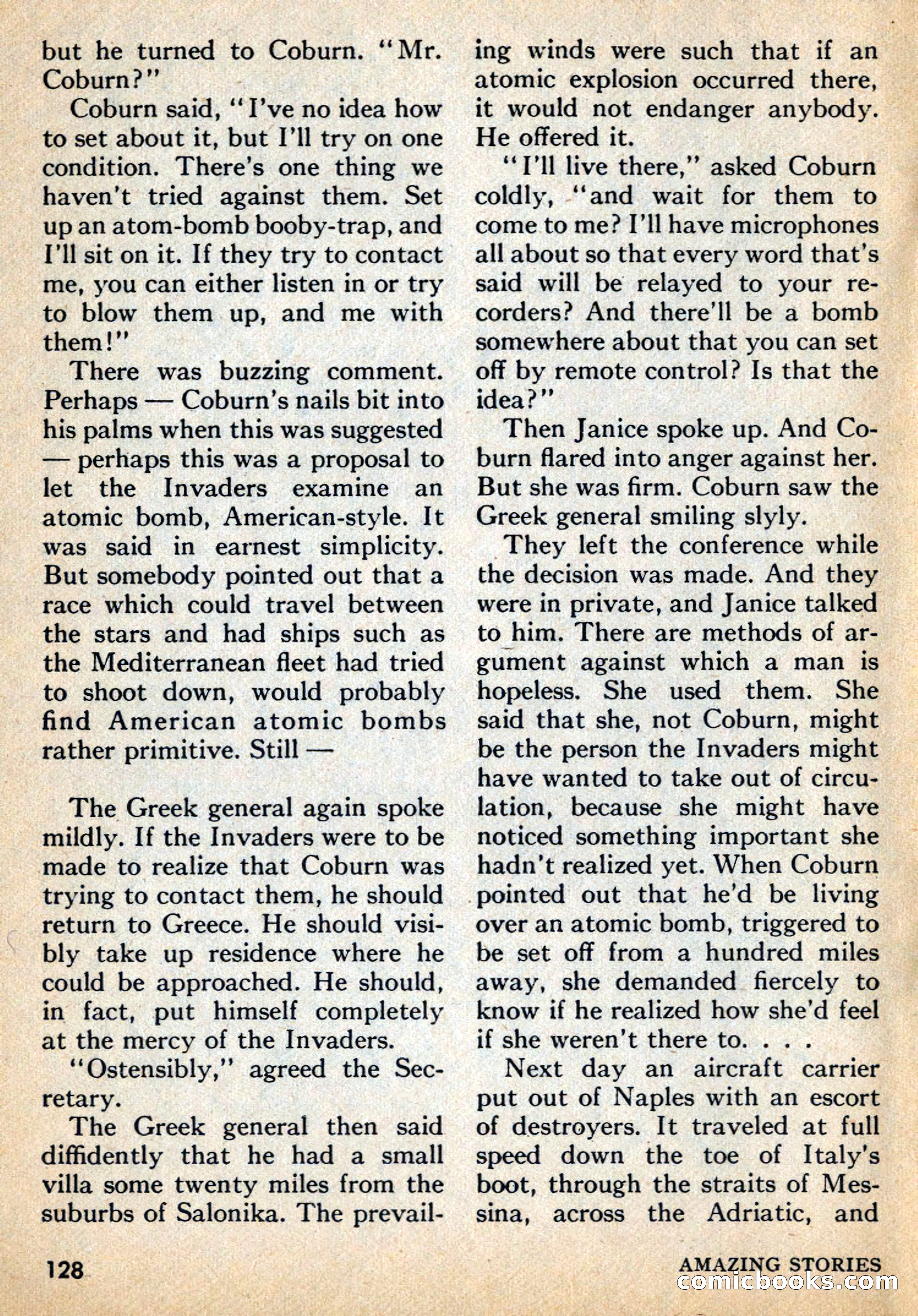 Amazing Stories, May 1969 — page 128 of 148