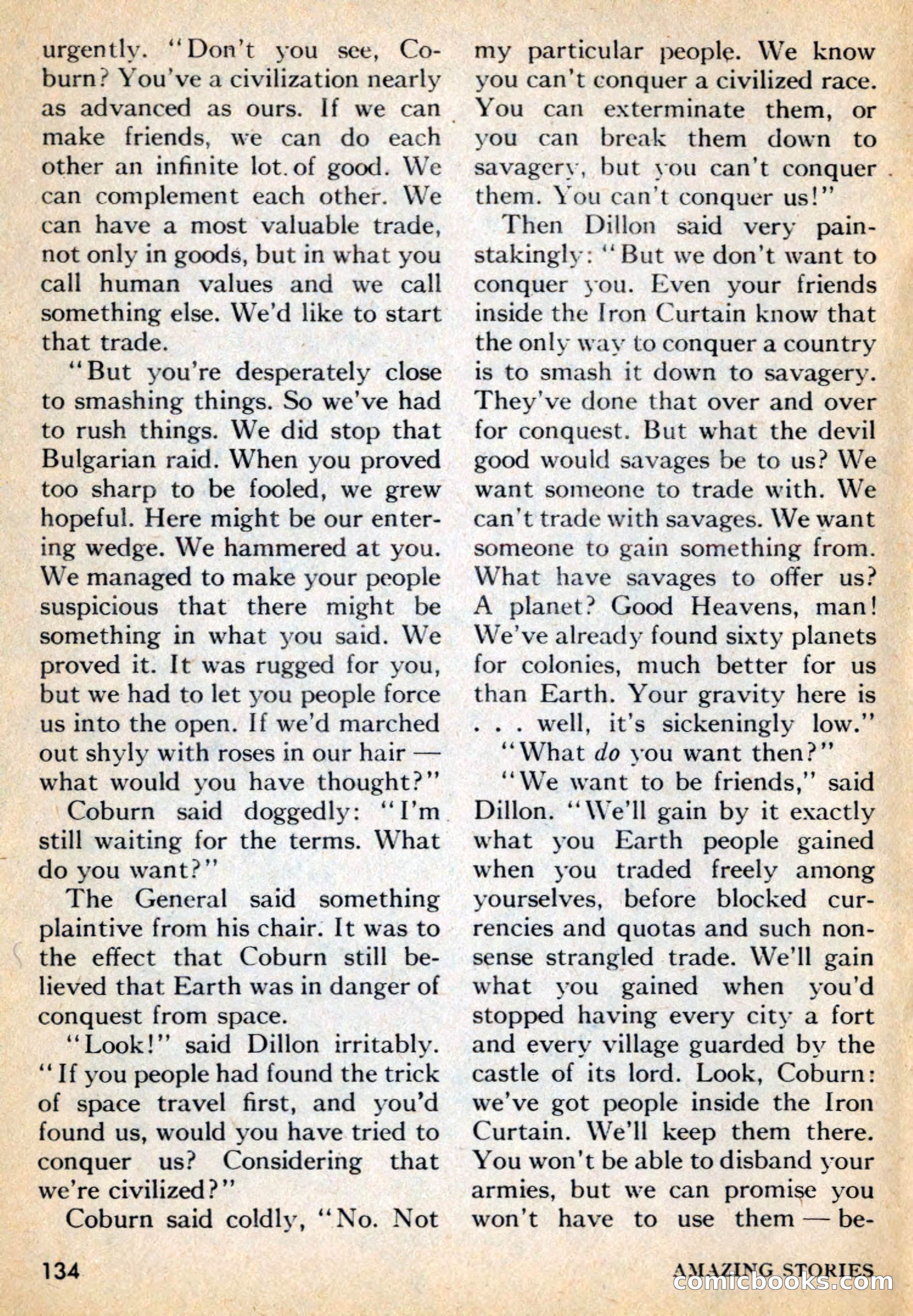 Amazing Stories, May 1969 — page 134 of 148