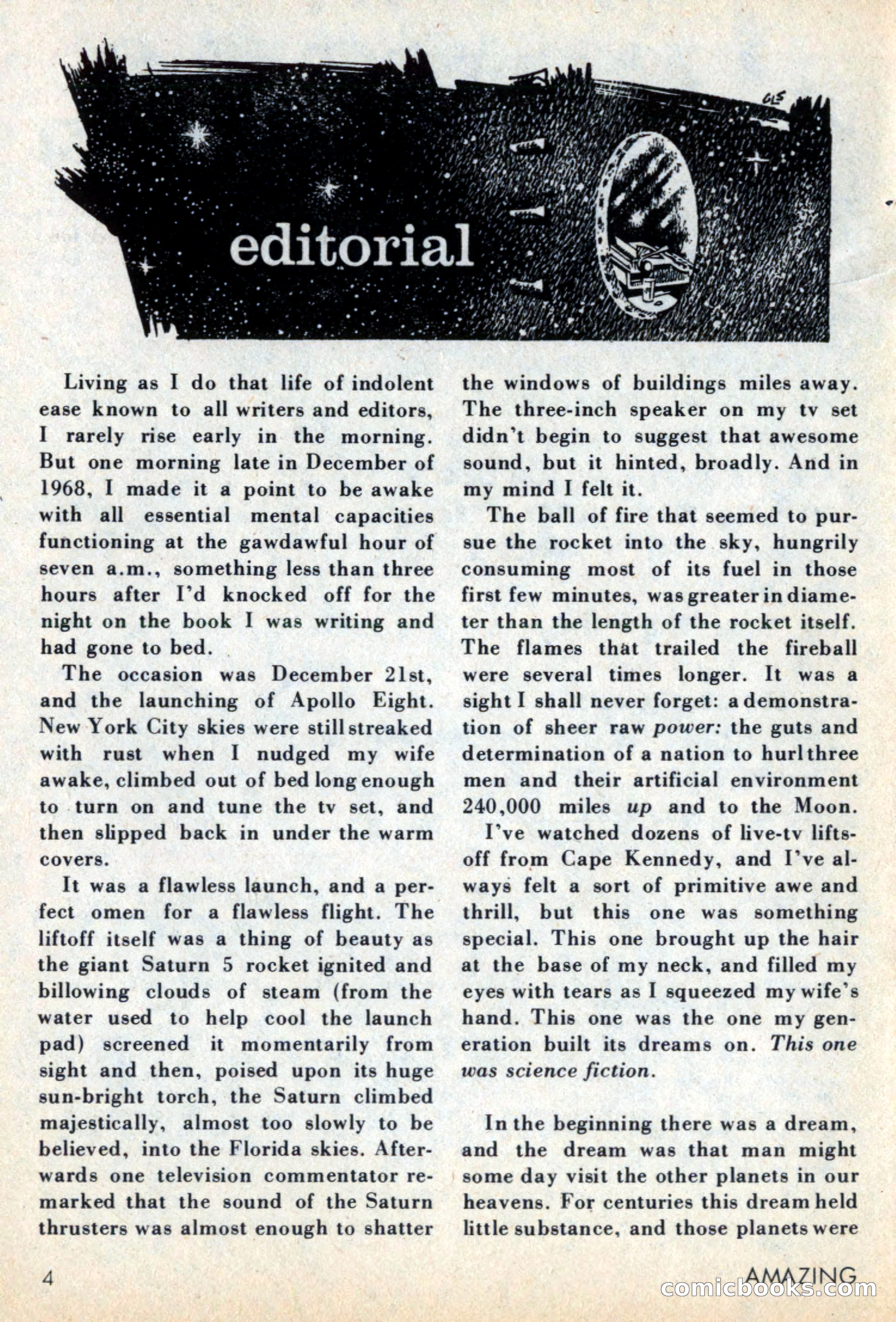 Amazing Stories, July 1969 — page 4 of 148
