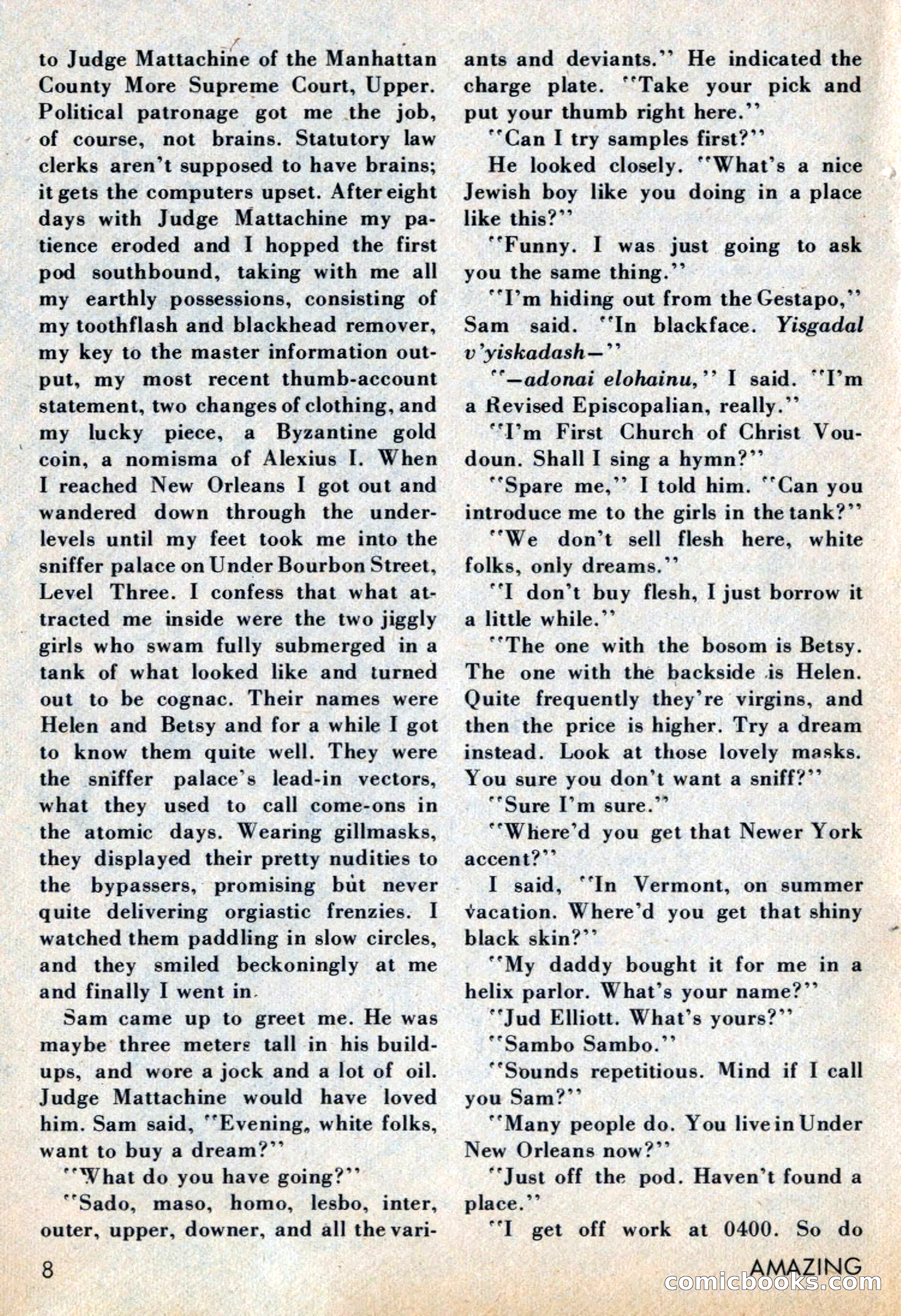 Amazing Stories, July 1969 — page 8 of 148