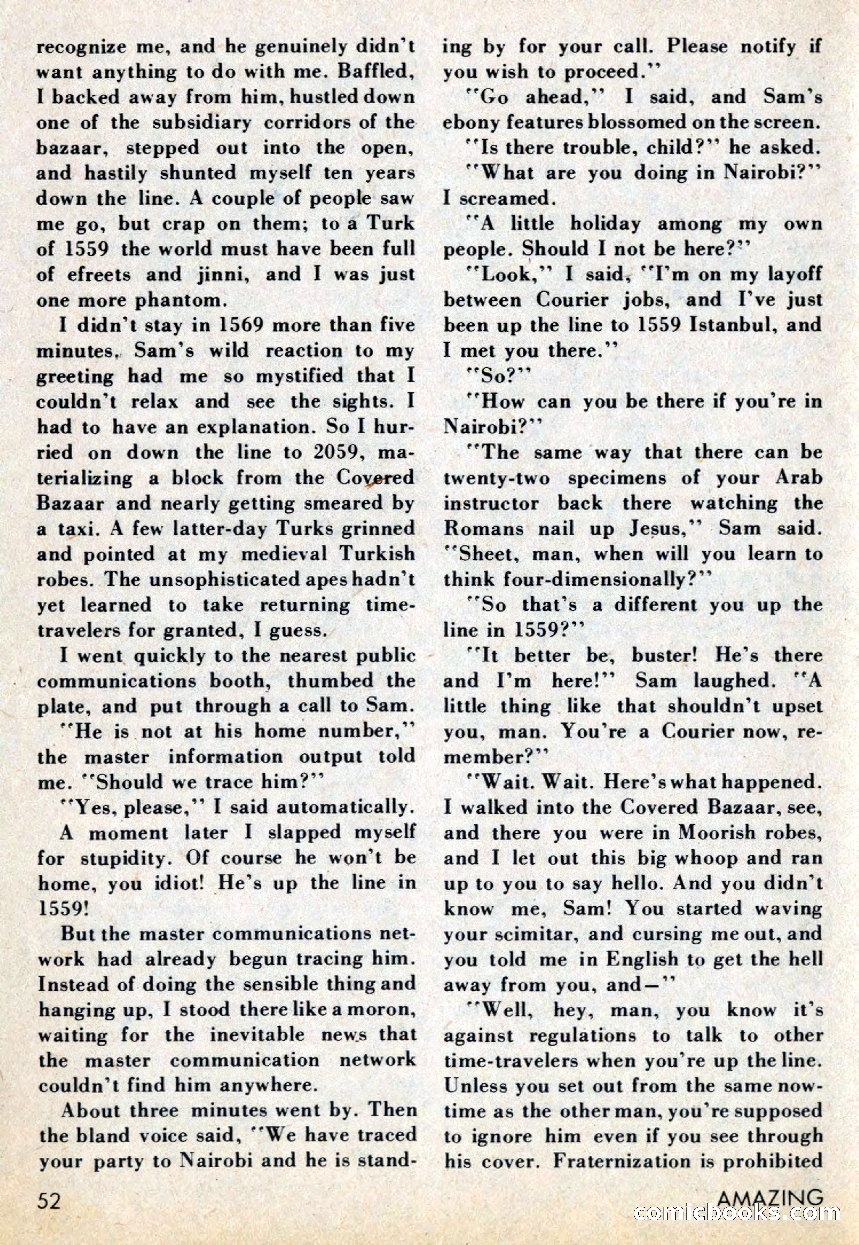 Amazing Stories, July 1969 — page 52 of 148