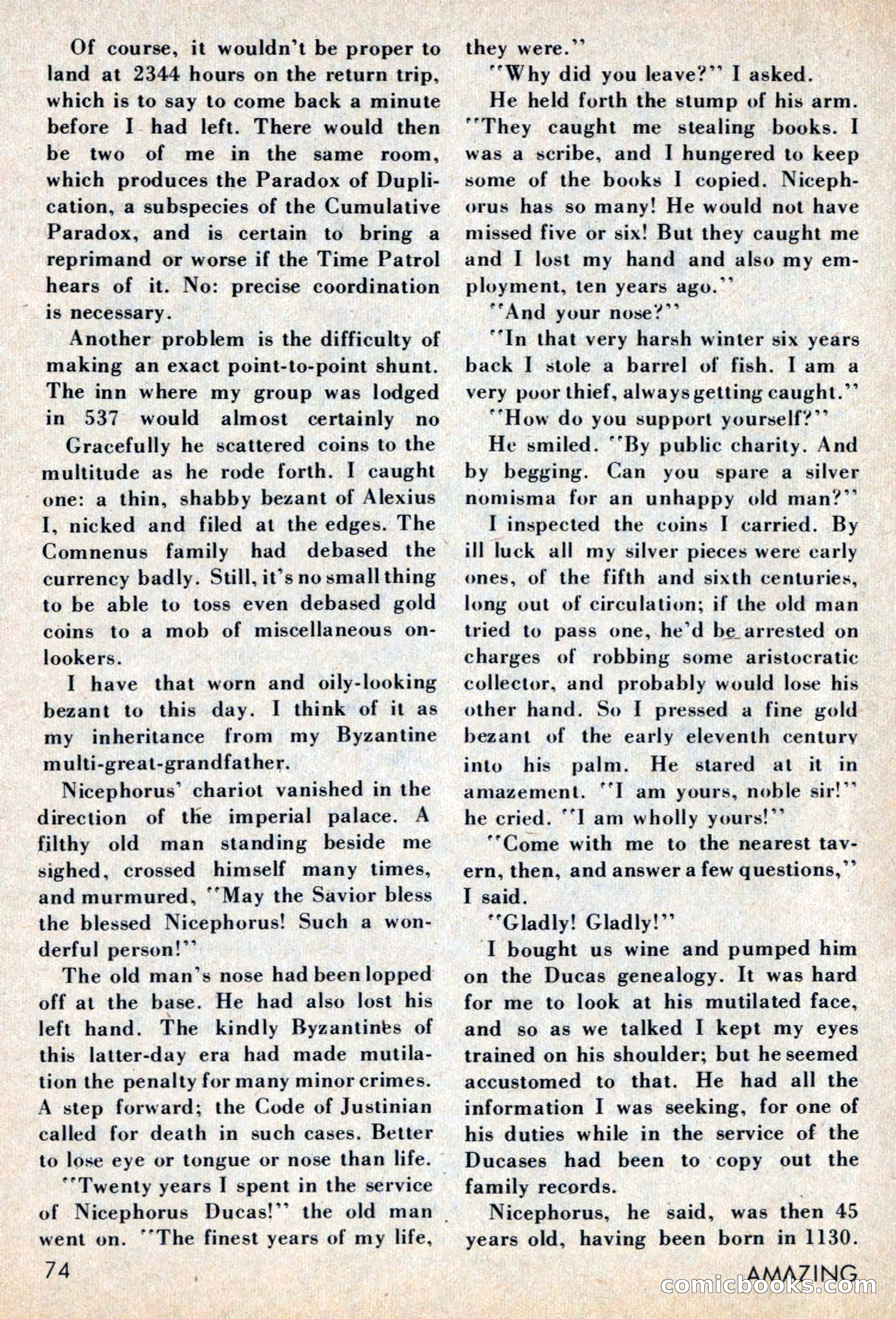 Amazing Stories, July 1969 — page 74 of 148