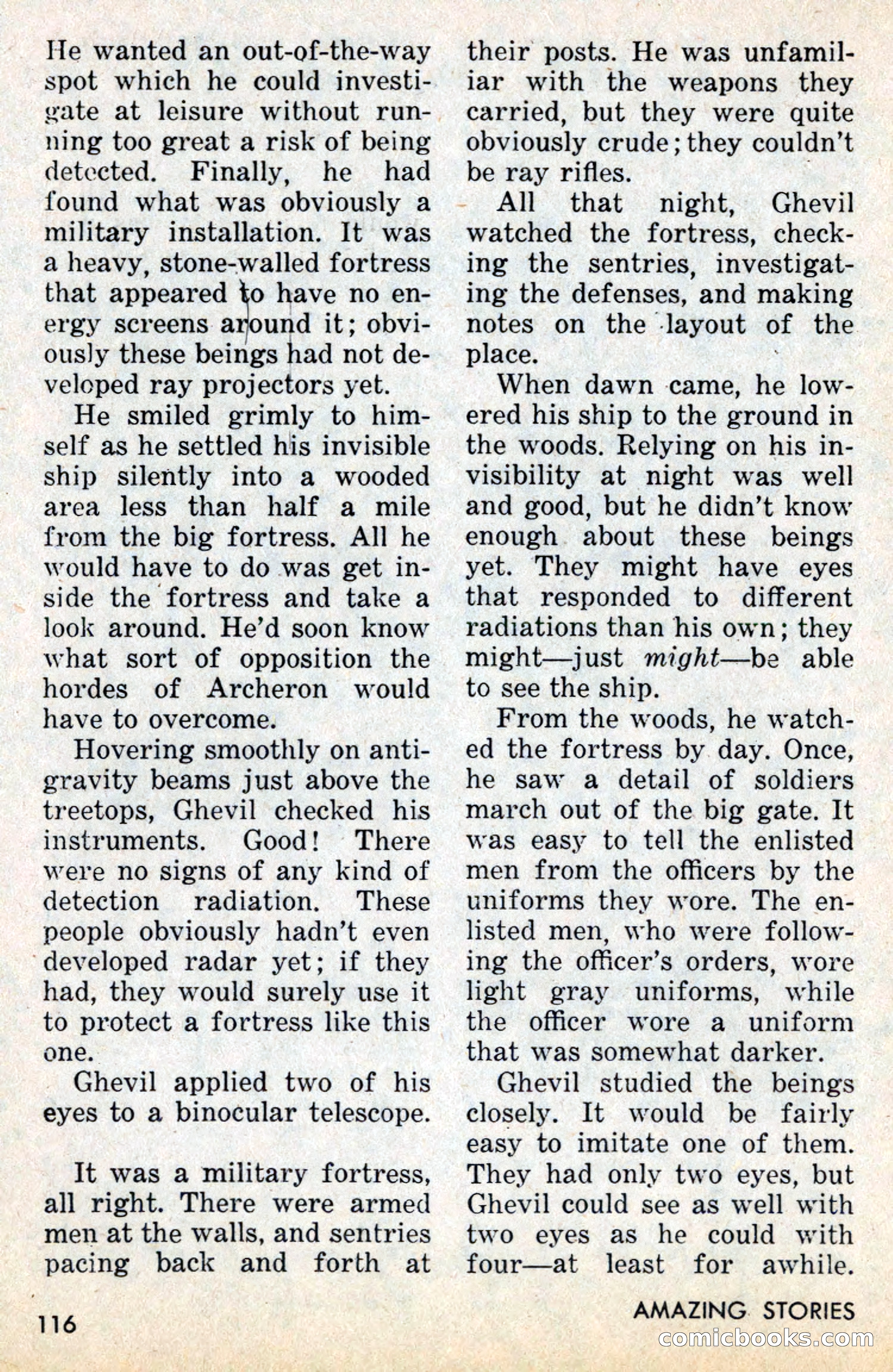 Amazing Stories, July 1969 — page 116 of 148