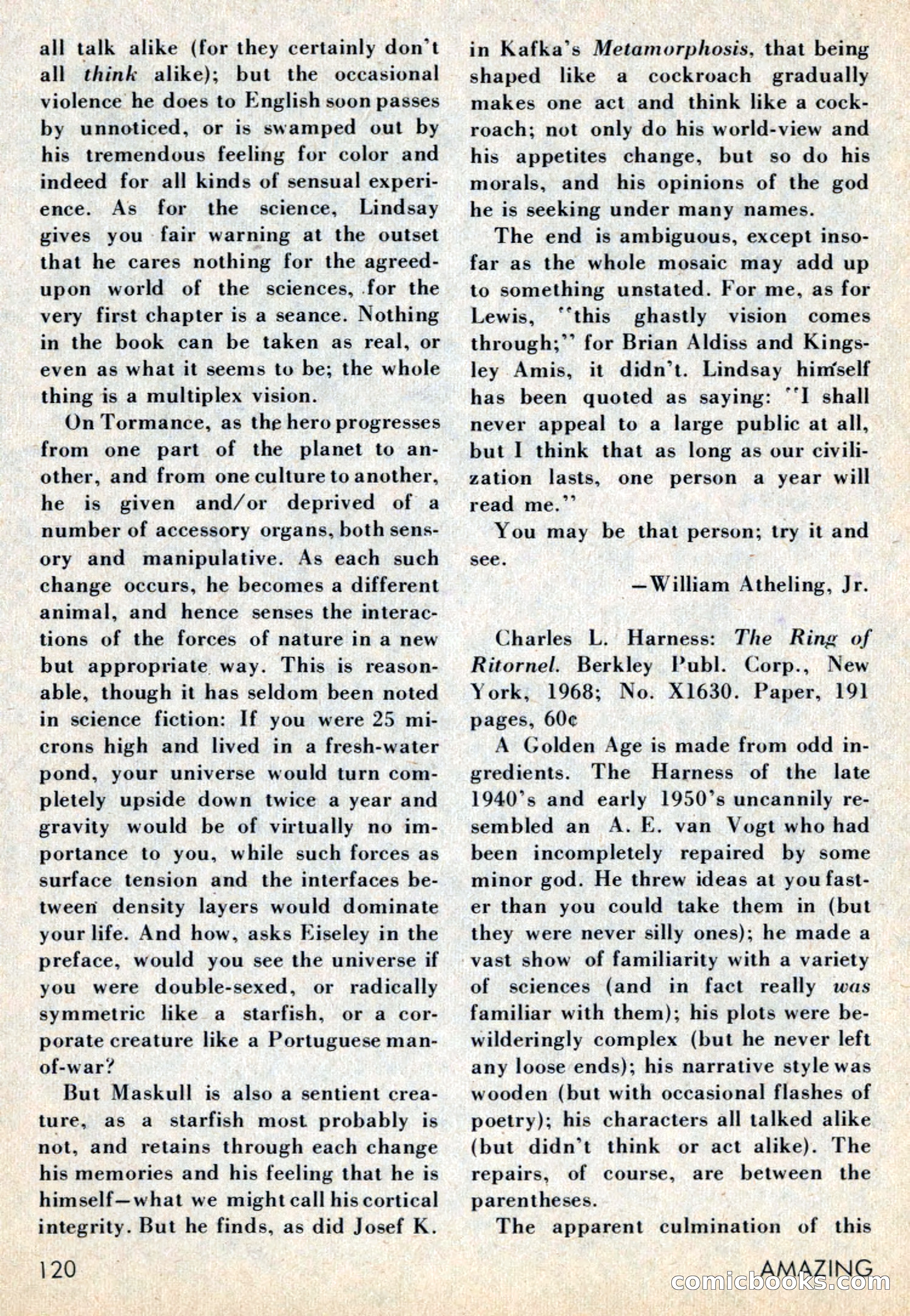 Amazing Stories, July 1969 — page 120 of 148