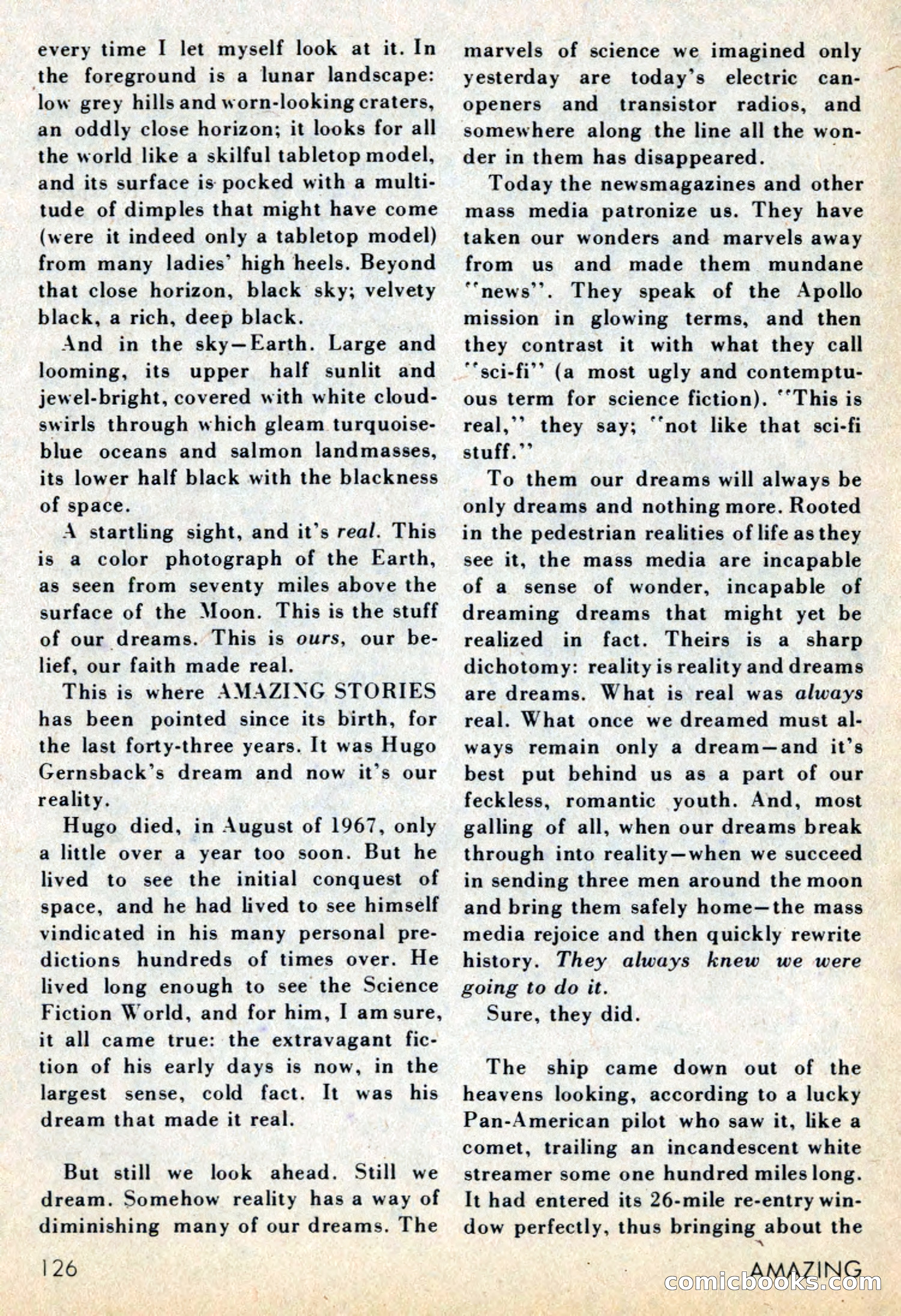 Amazing Stories, July 1969 — page 126 of 148