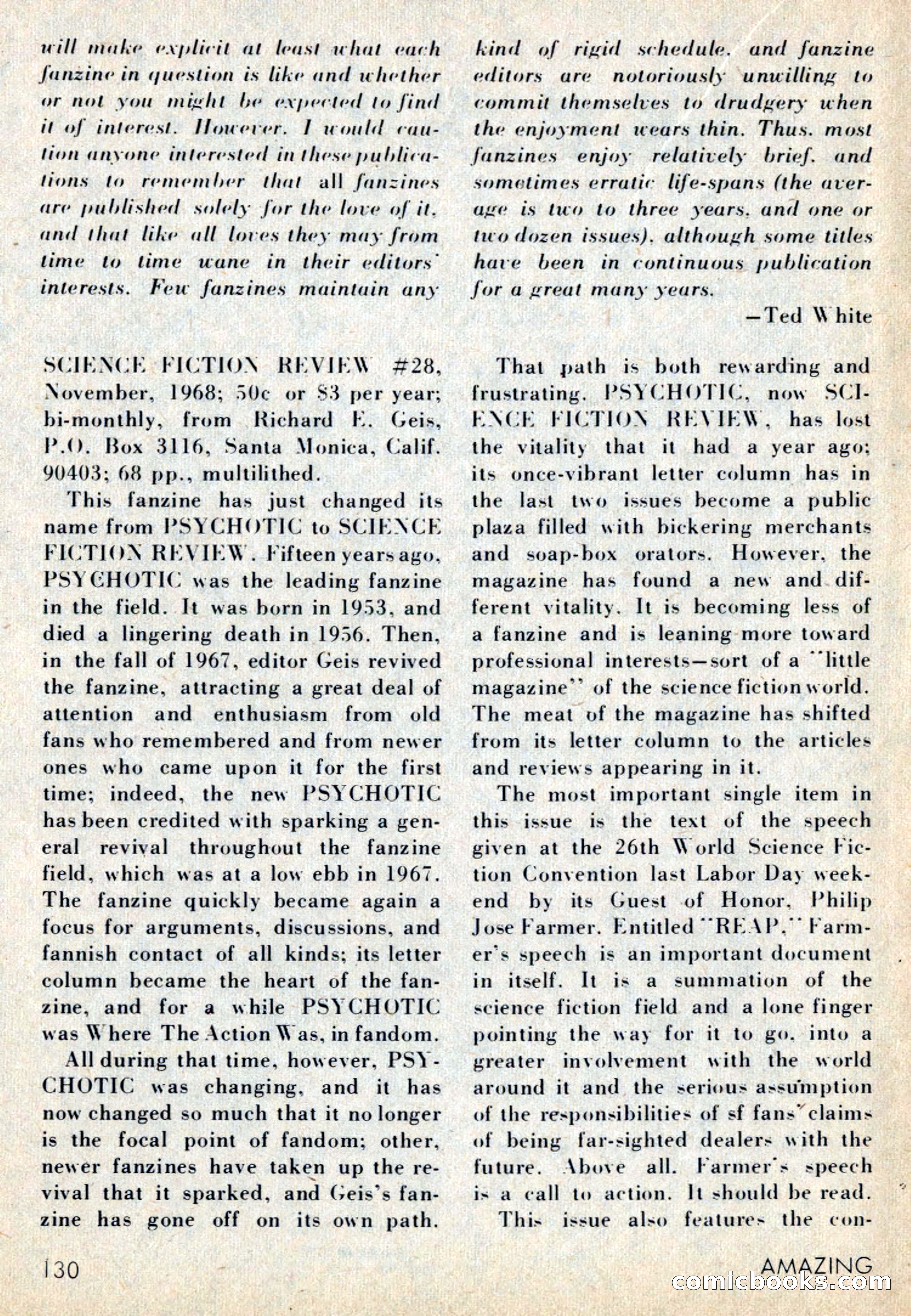 Amazing Stories, July 1969 — page 130 of 148