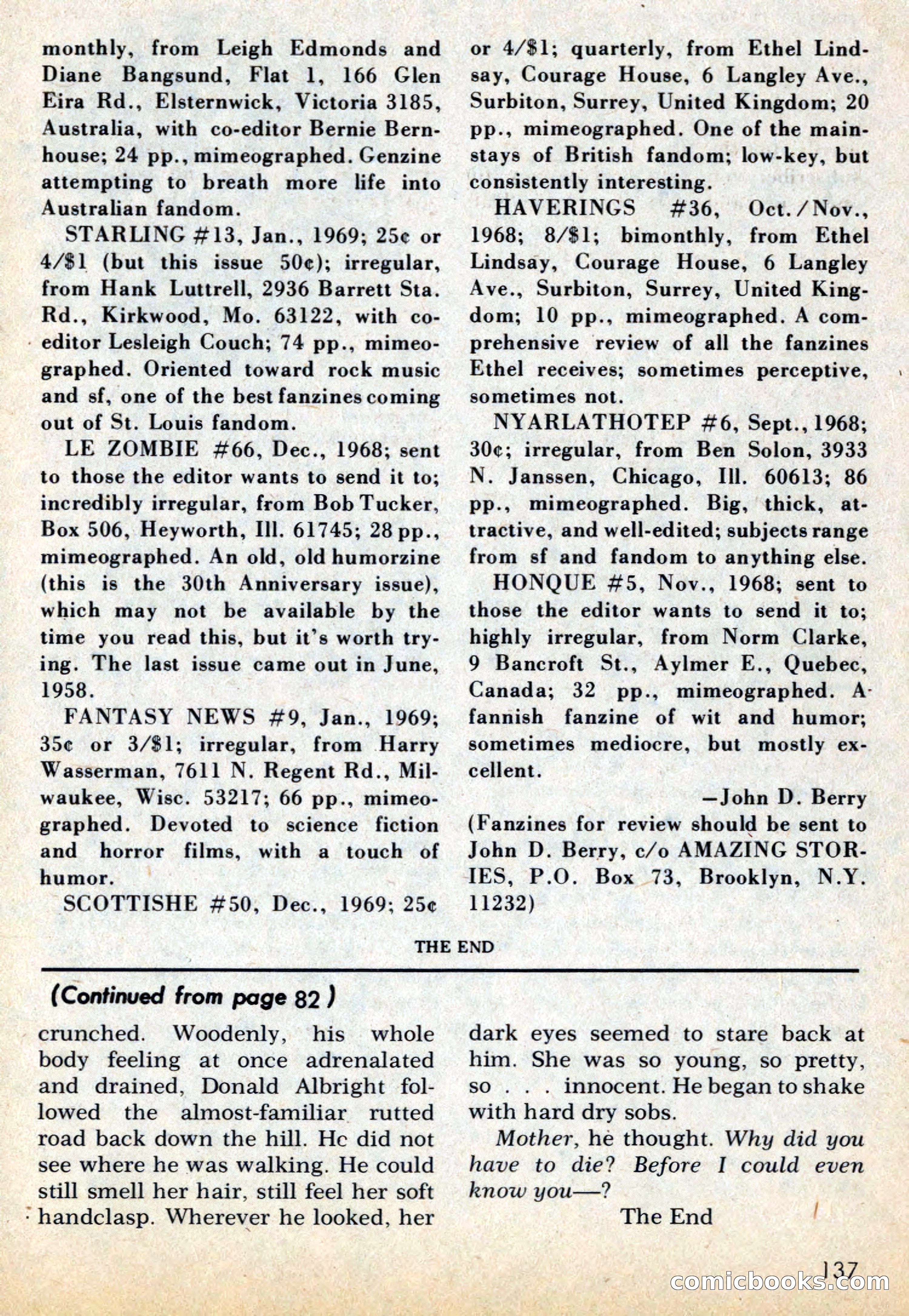 Amazing Stories, July 1969 — page 137 of 148