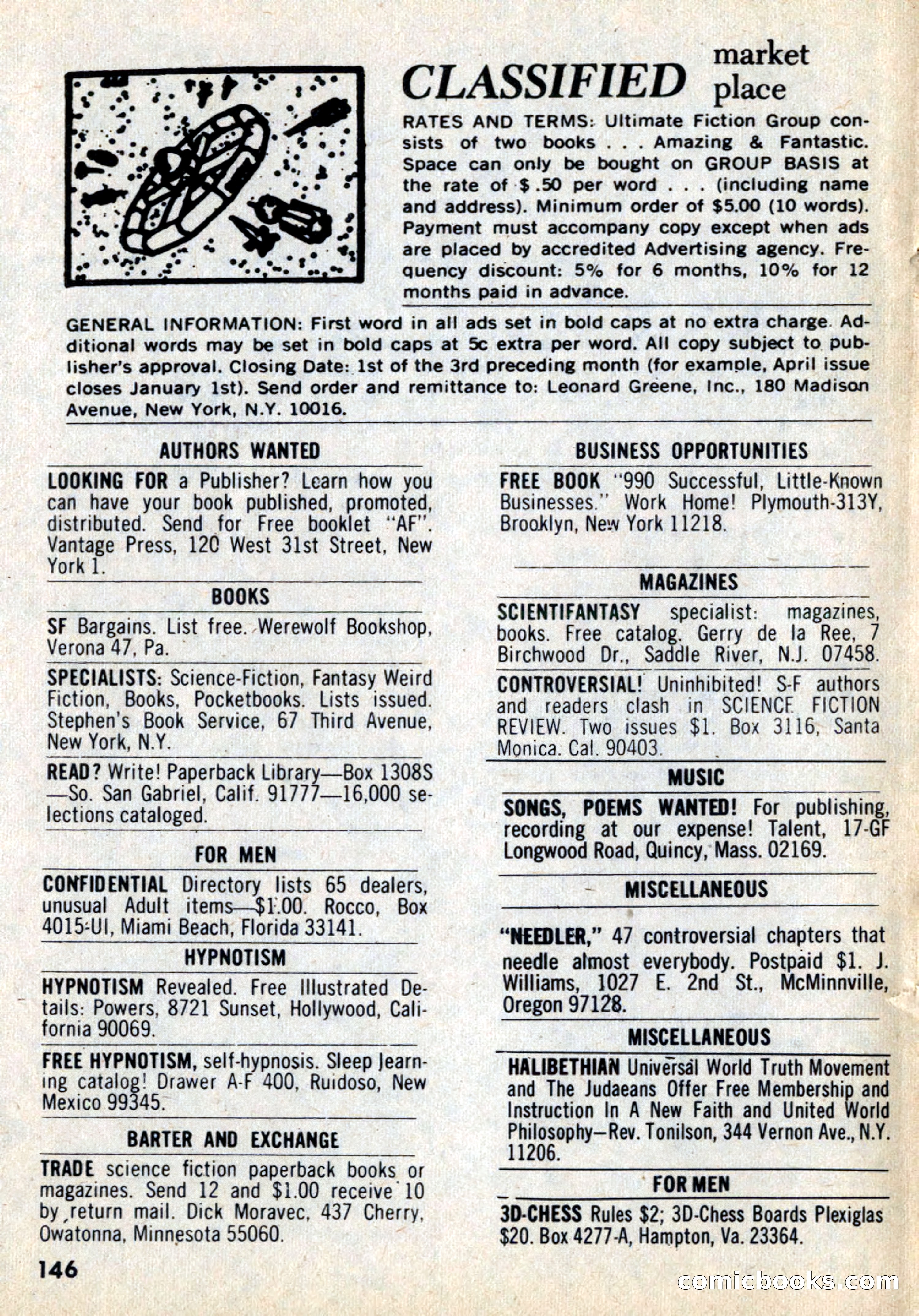 Amazing Stories, July 1969 — page 146 of 148
