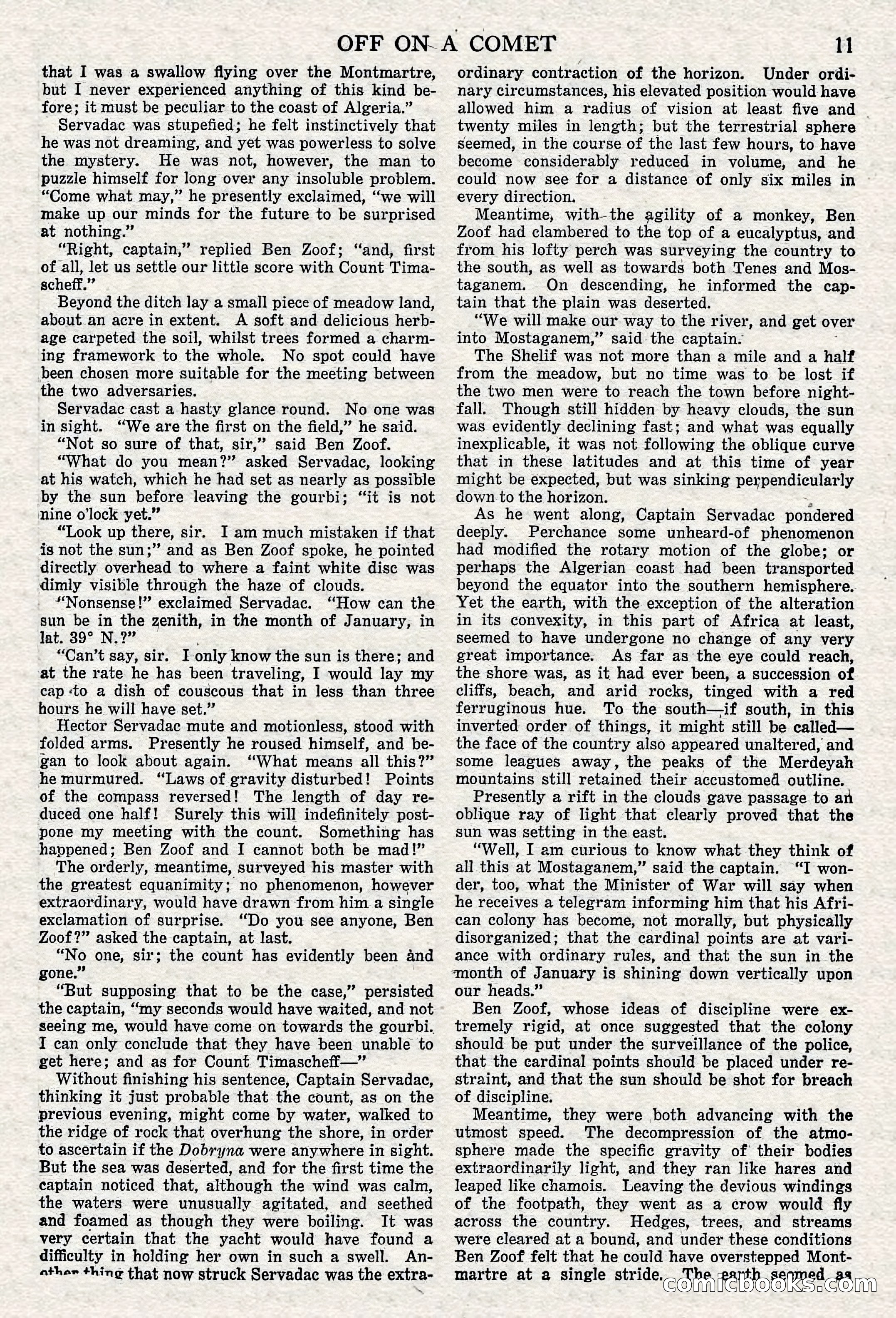 Off on a Comet by Jules Verne — page 8 of 98