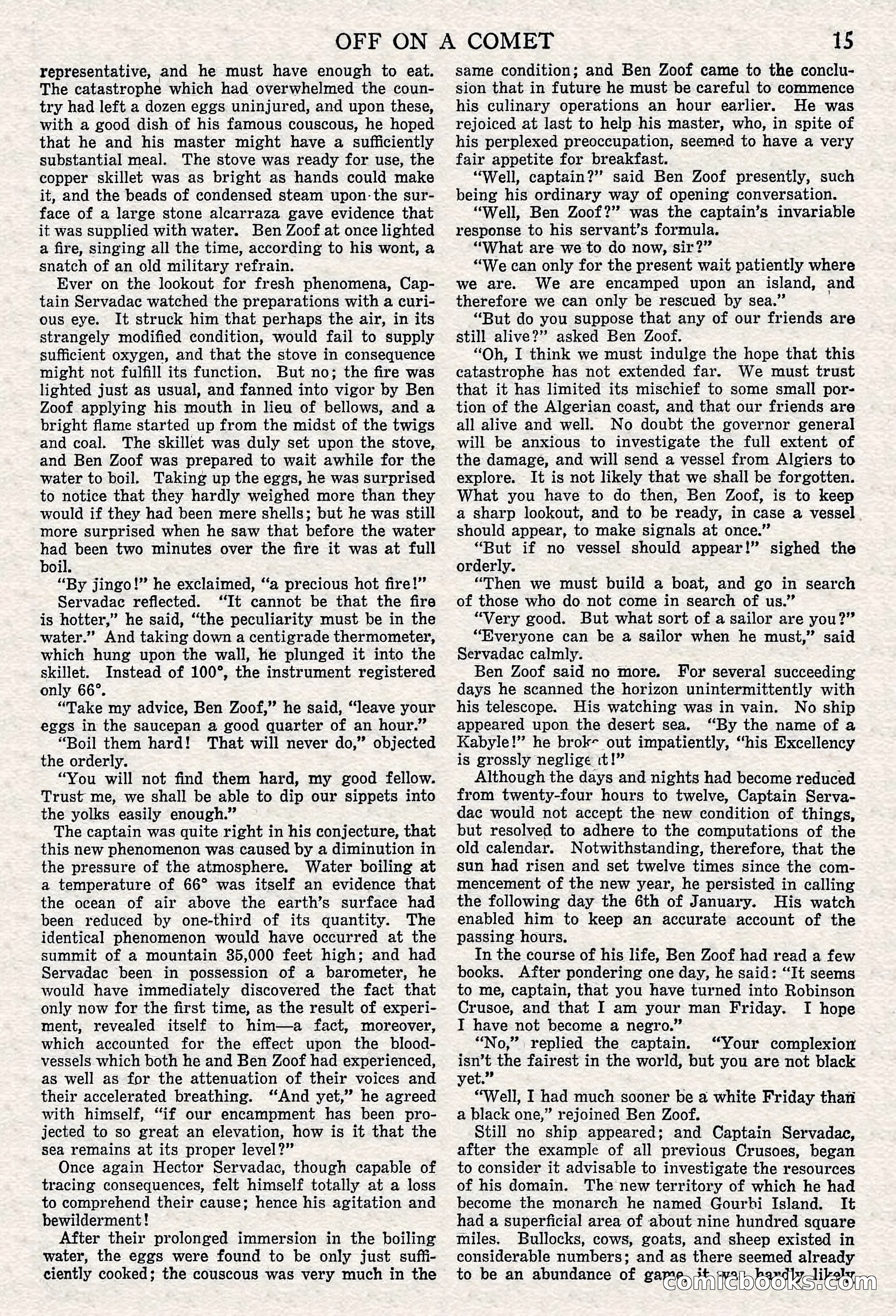 Off on a Comet by Jules Verne — page 12 of 98